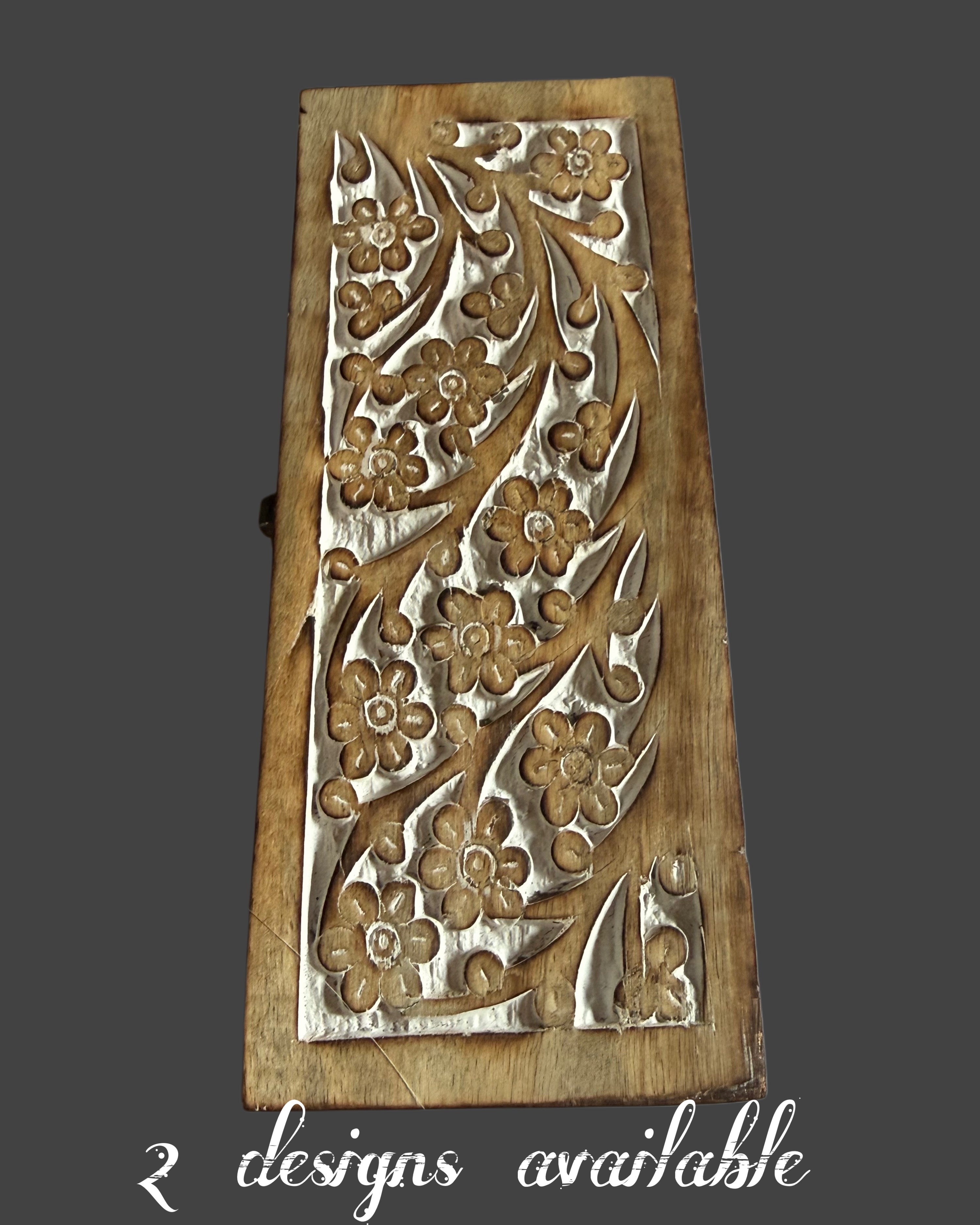 Carved Floral Ritual Box