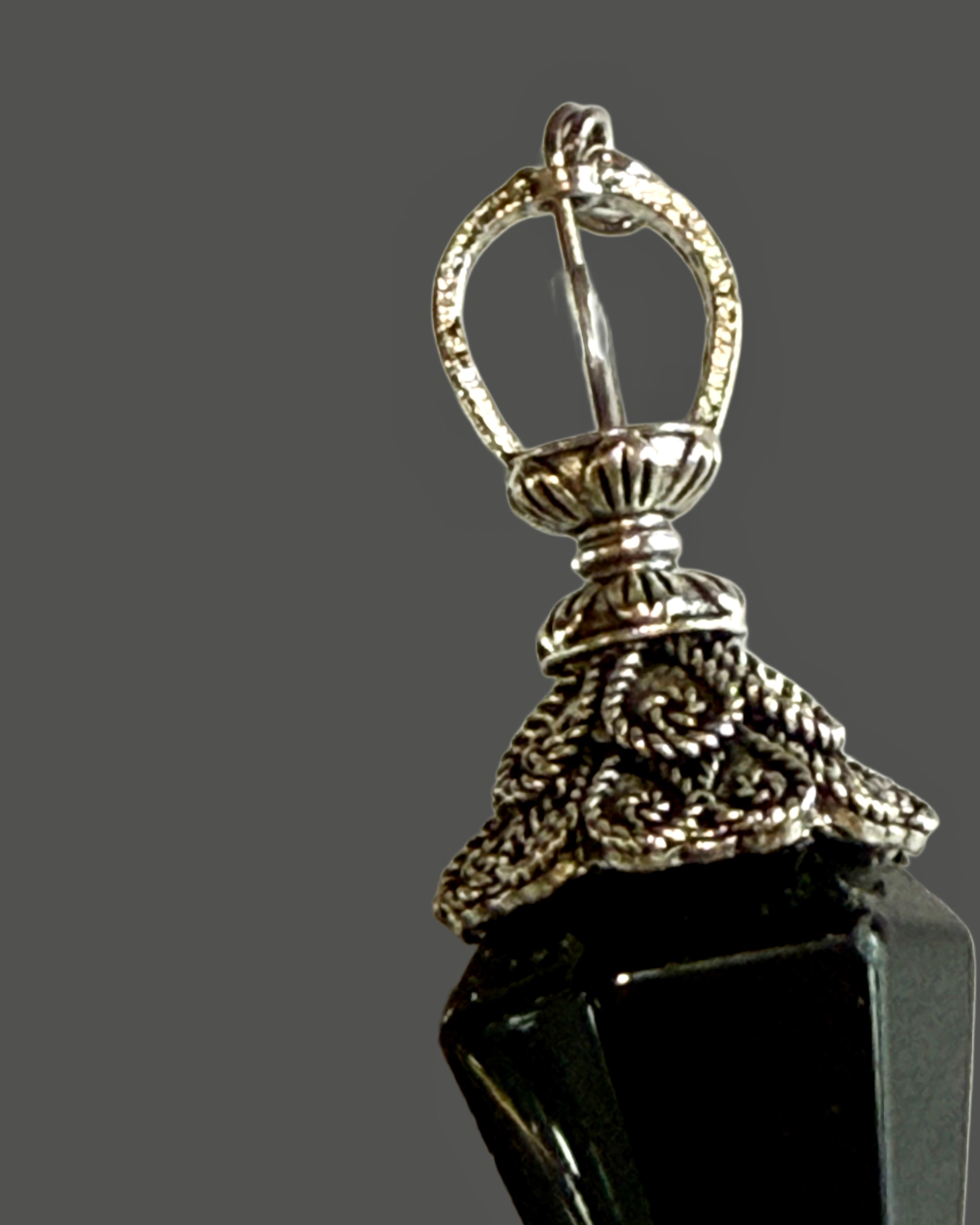 Crystal Pendulum -Silver Plated Chain, Various Stones
