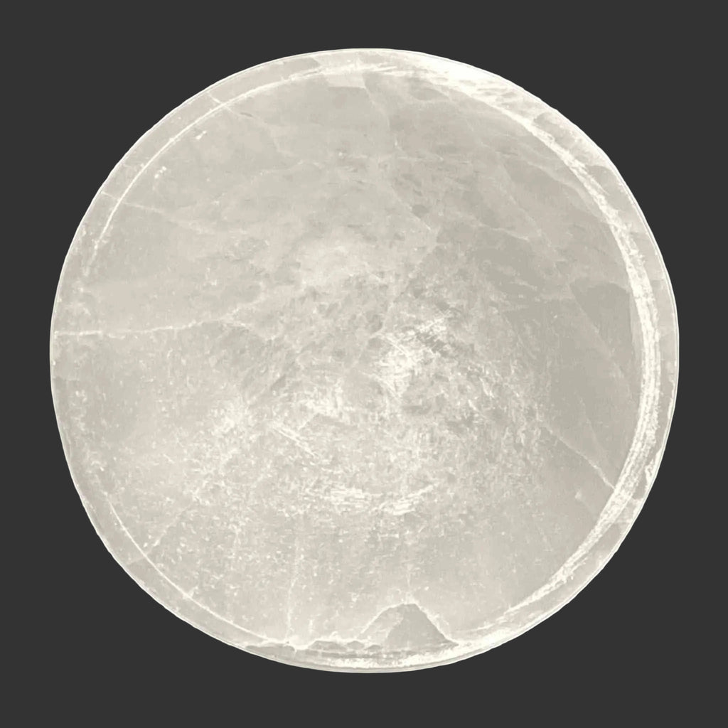 Selenite Round Bowl
