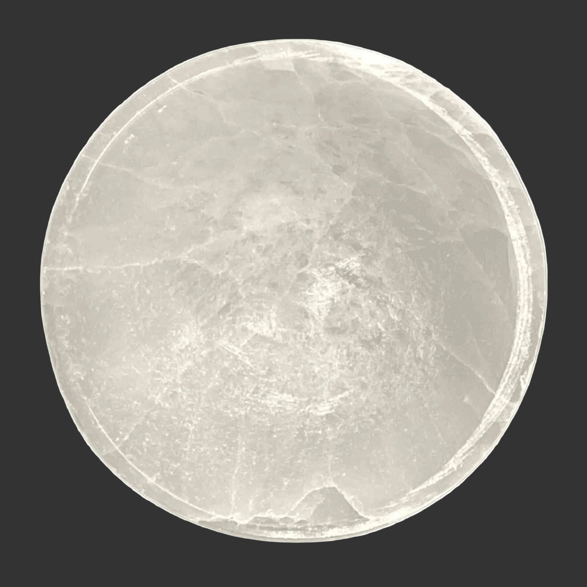 Selenite Round Bowl
