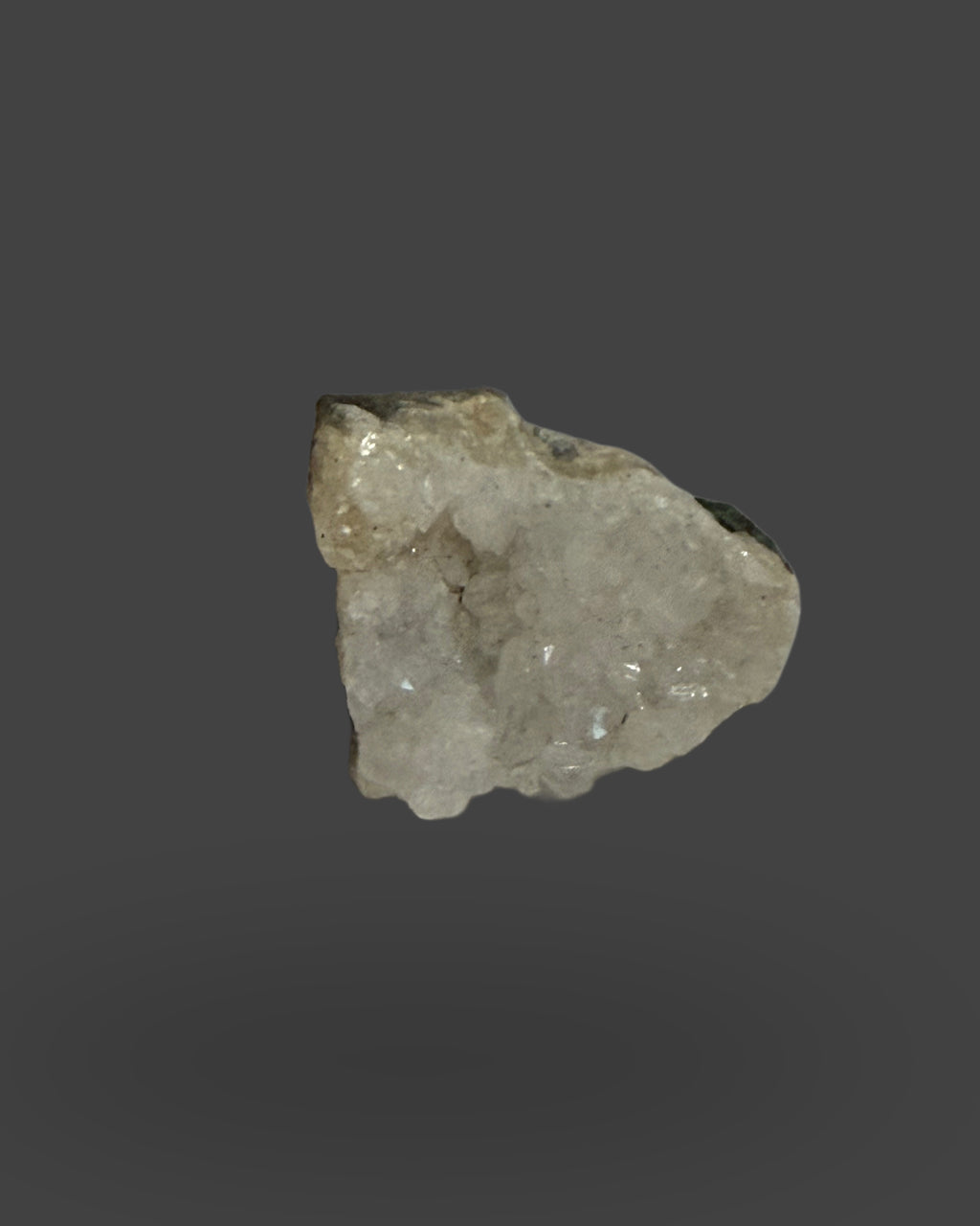 Milky Quartz Druzy on Matrix