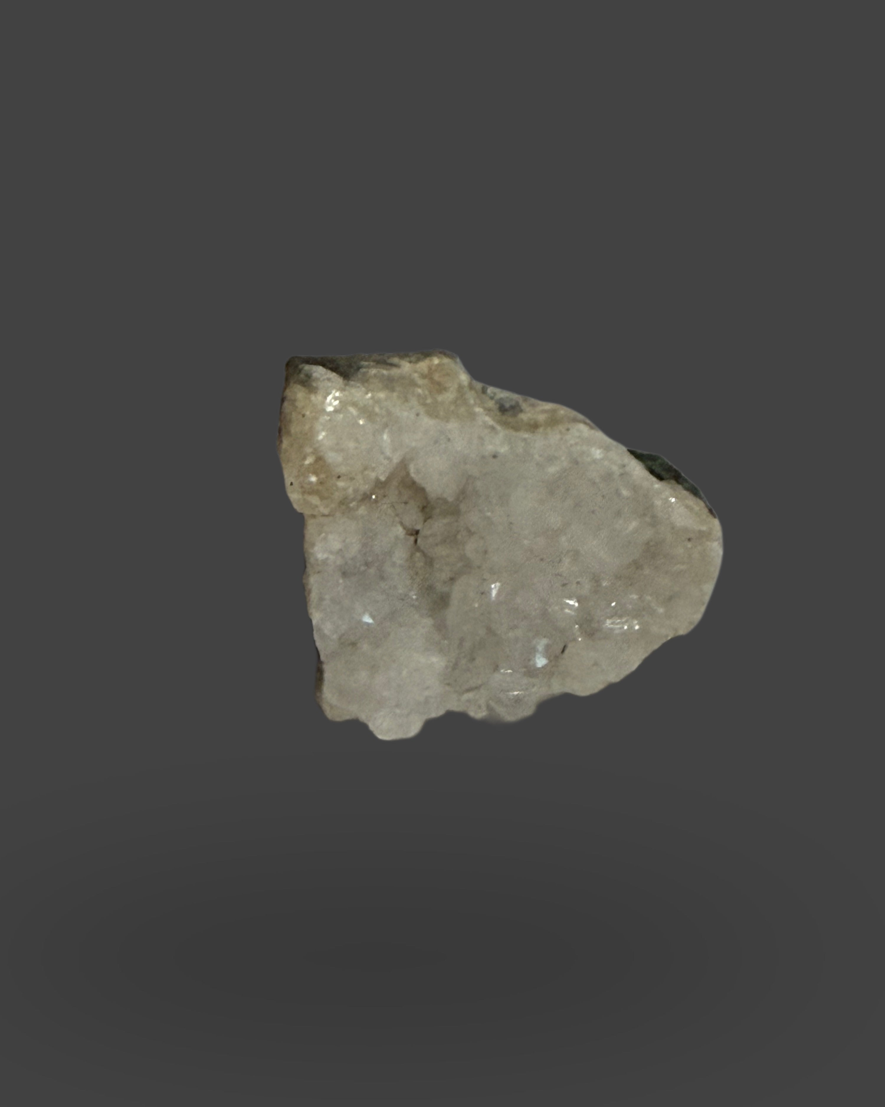 Milky Quartz Druzy on Matrix