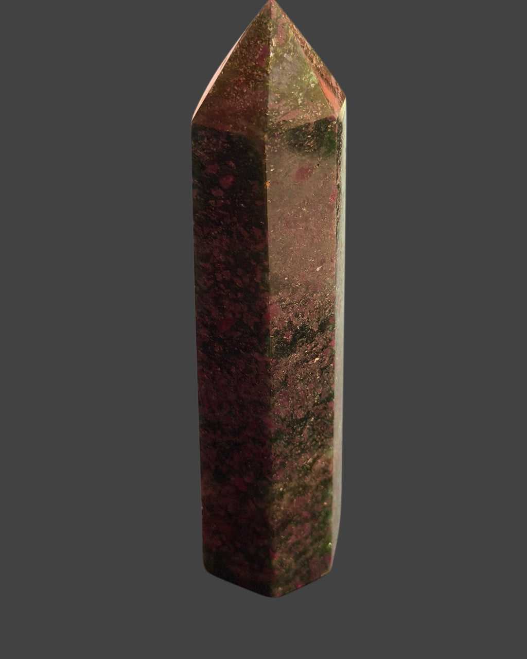 Ruby Fuchsite Tower - 4 inches