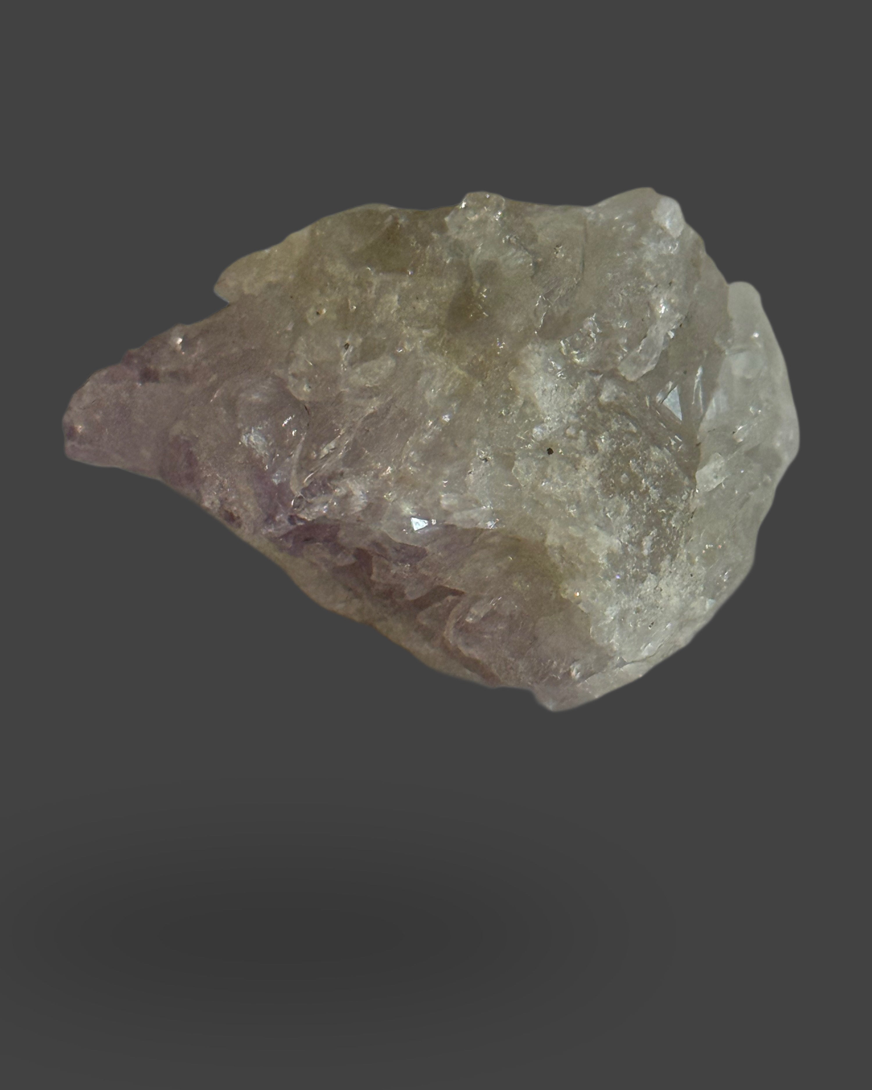 Amethyst Kissed Quartz - Raw Crystal Specimen