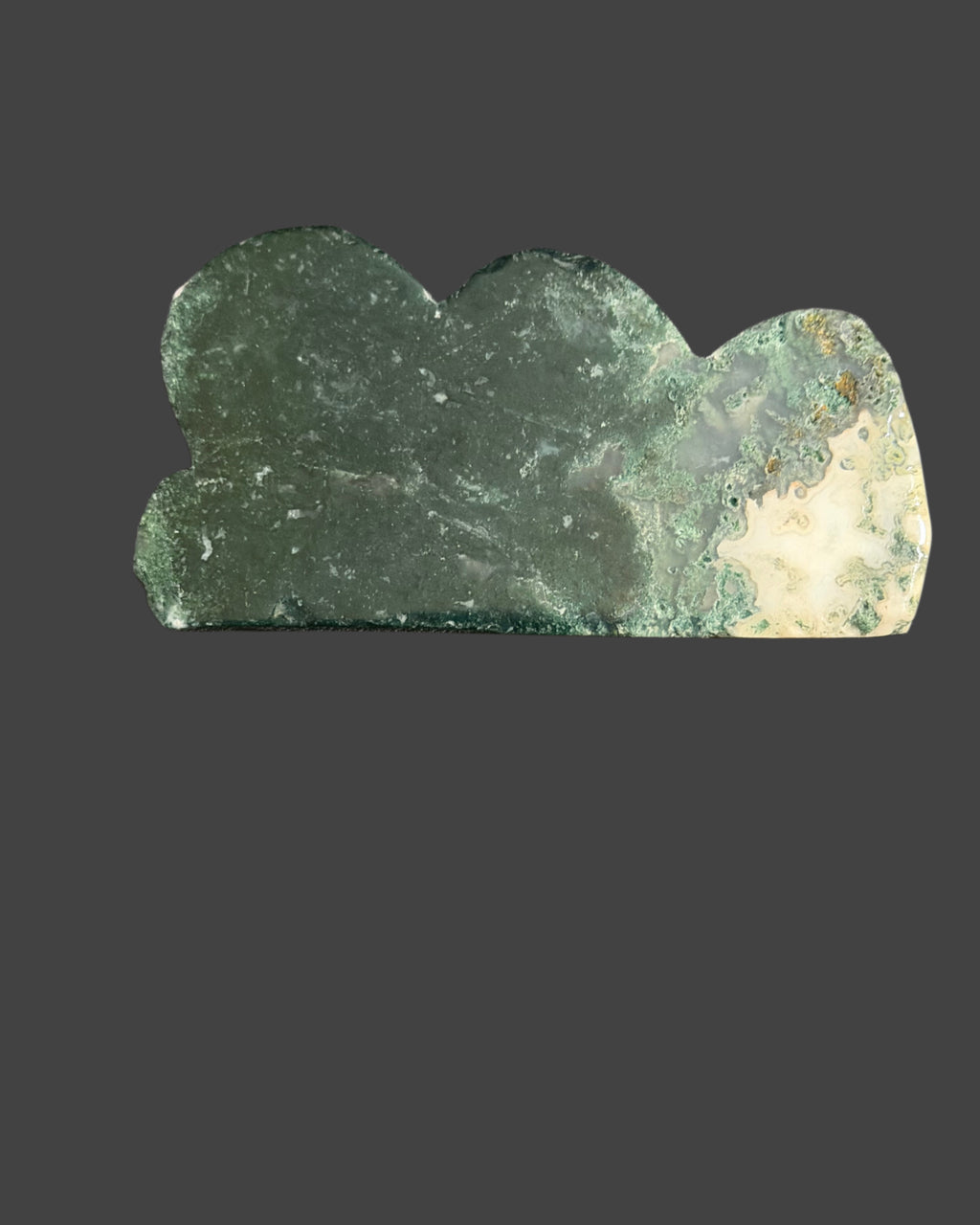 Moss Agate Cloud Carving