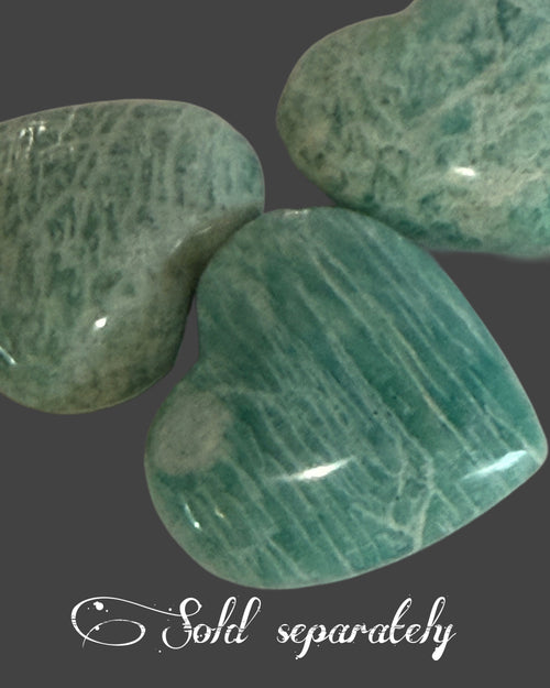 Amazonite Heart - 1 Inch