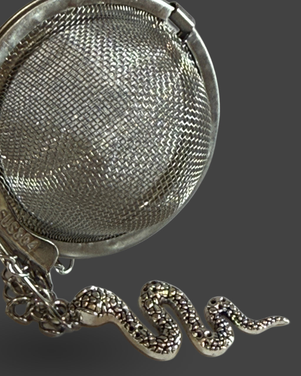Silver Snake Tea Ball Infuser