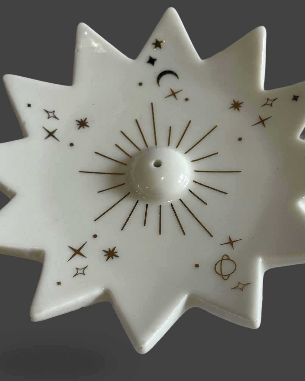 Sun Incense Holder - Celestial Ceramic