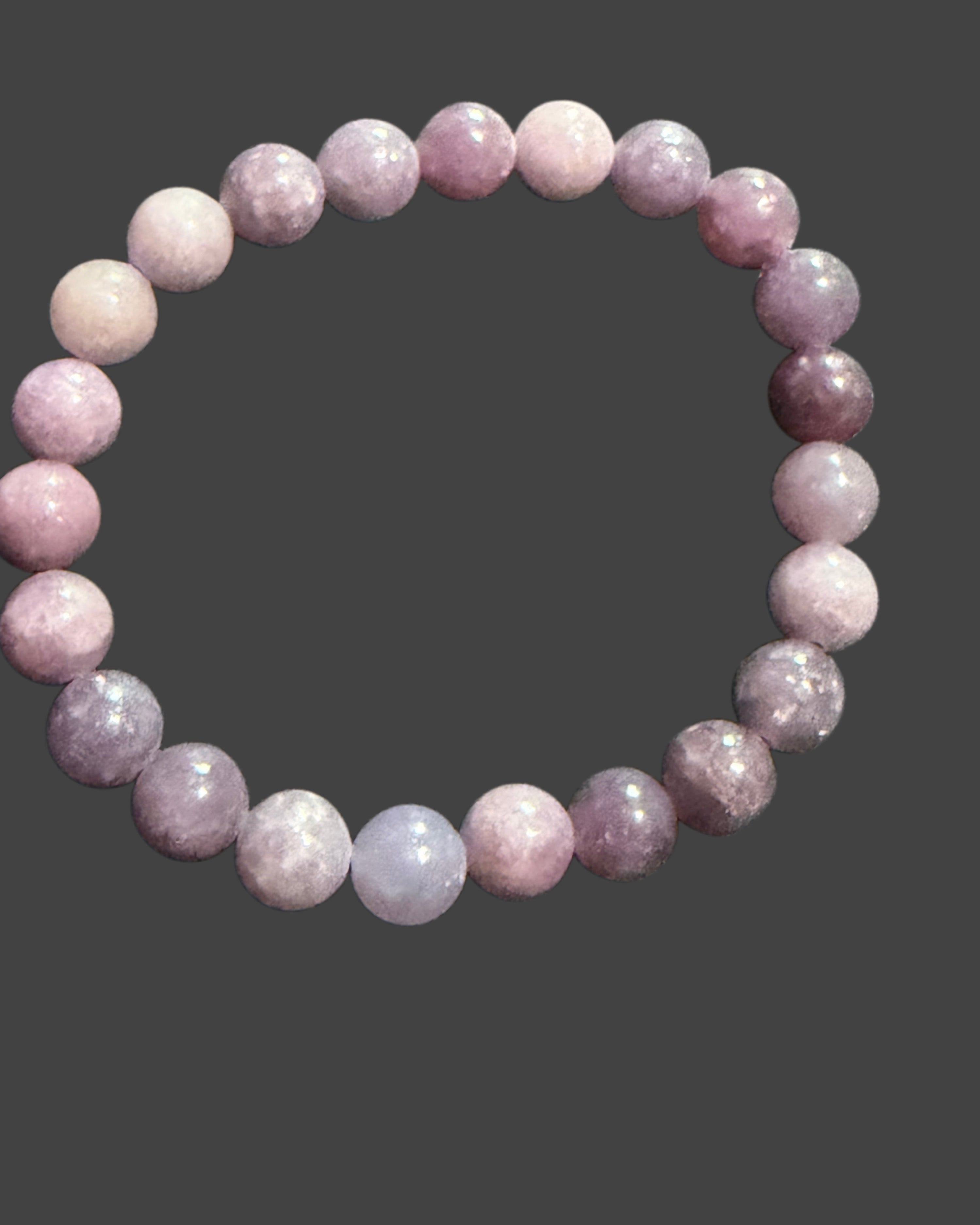 Lepidolite - 8 mm Stretch Bracelet