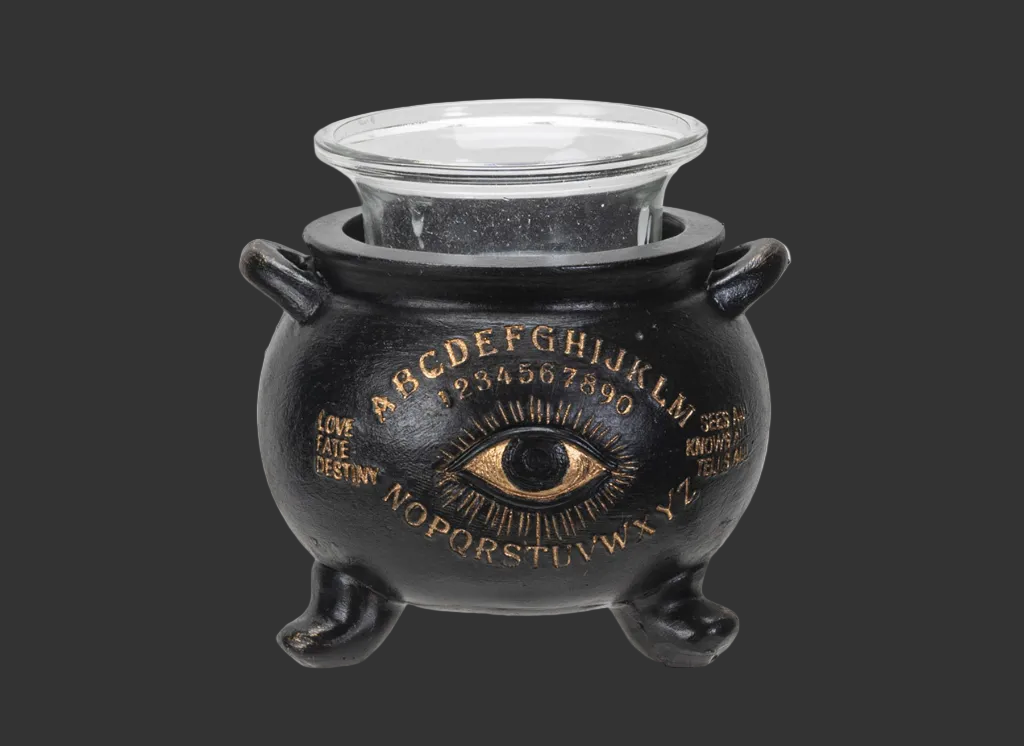 Spirit Board Cauldron Votive Holder