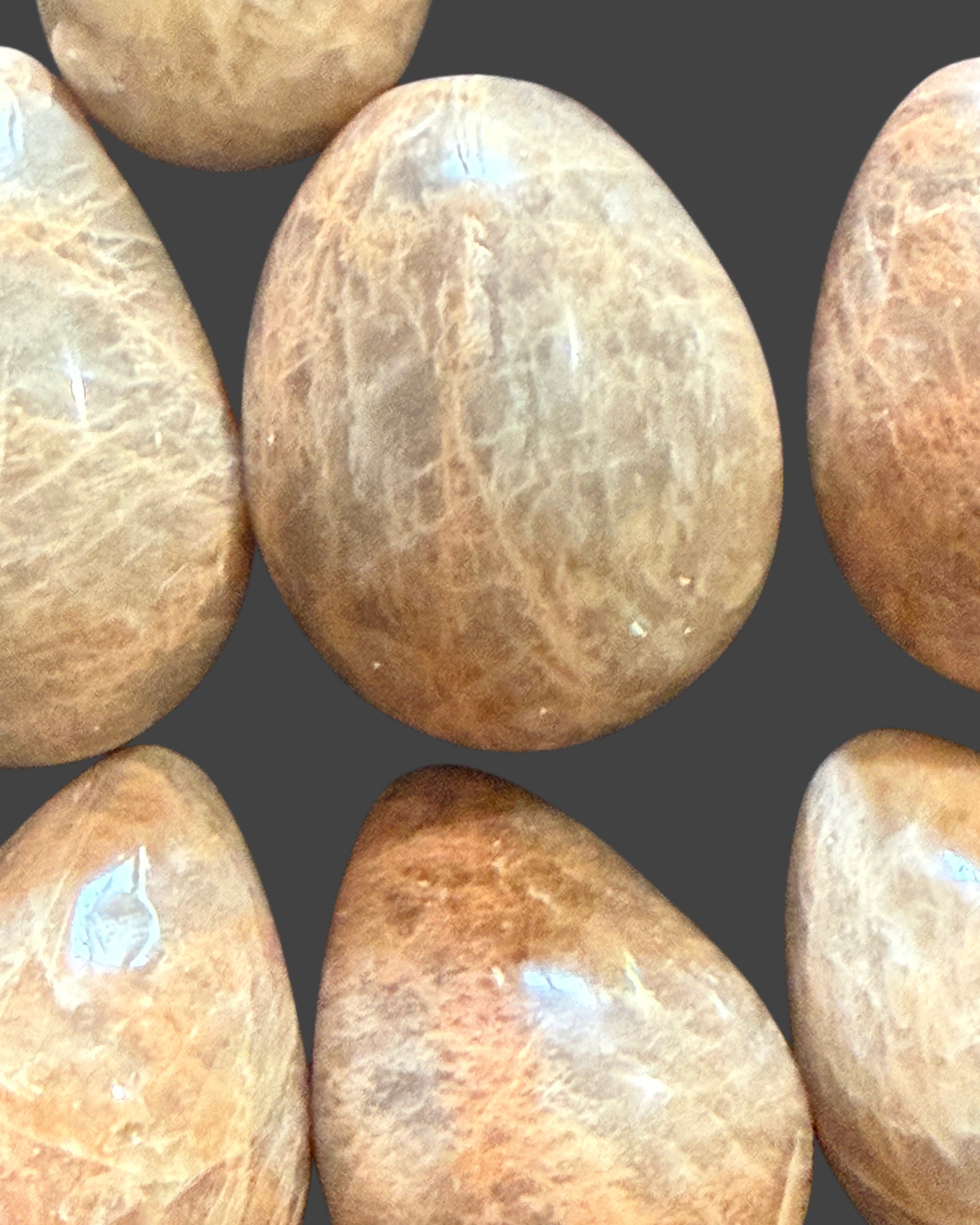 Peach Moonstone Egg - 2 oz