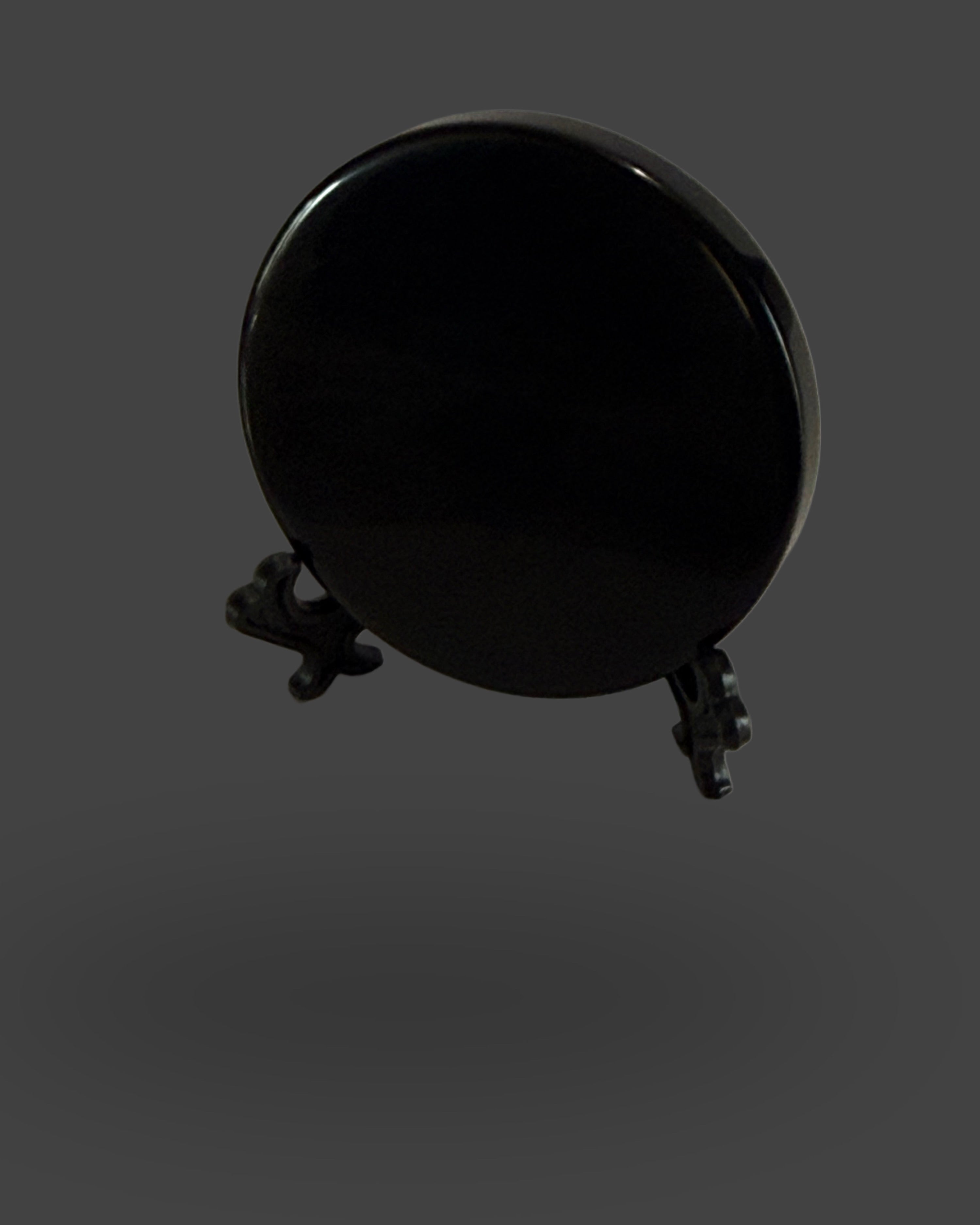 Black Obsidian Scrying Mirror