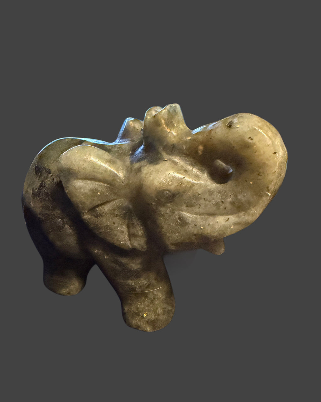 Labradorite Carved Elephant