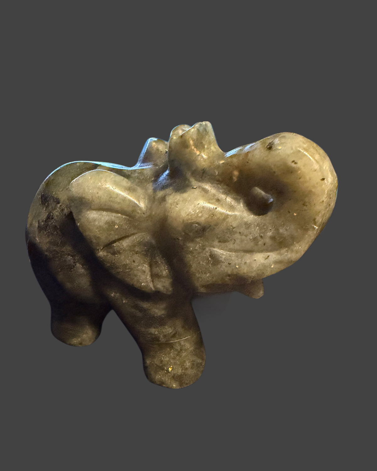 Labradorite Carved Elephant