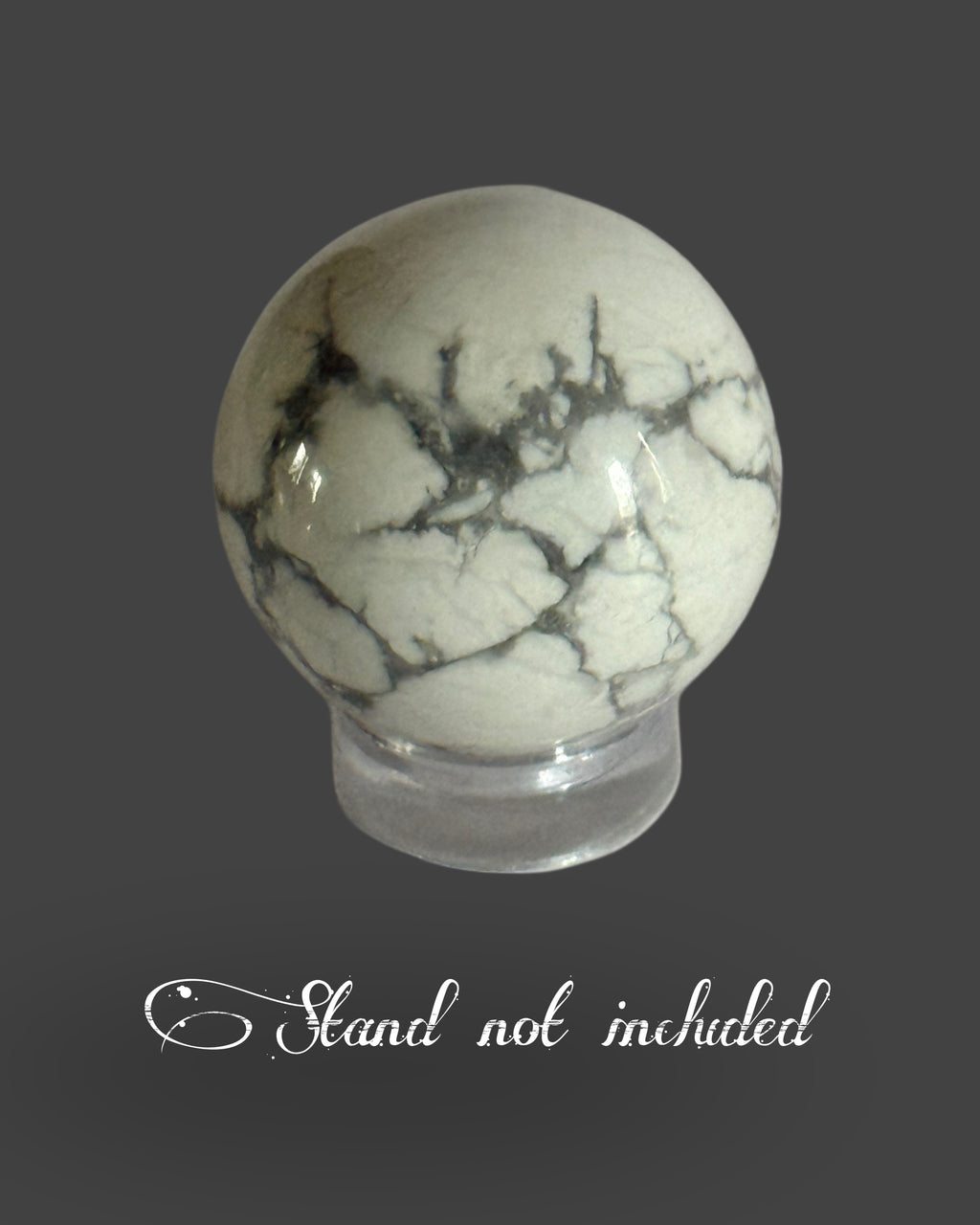 Howlite Sphere -25 mm