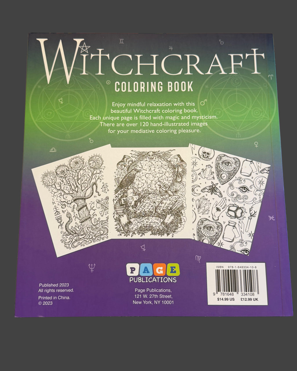 Witchcraft Coloring Book