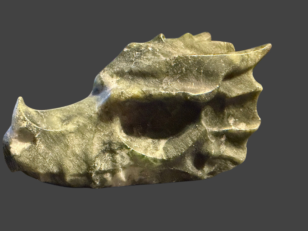 Green Jade Dragon Head