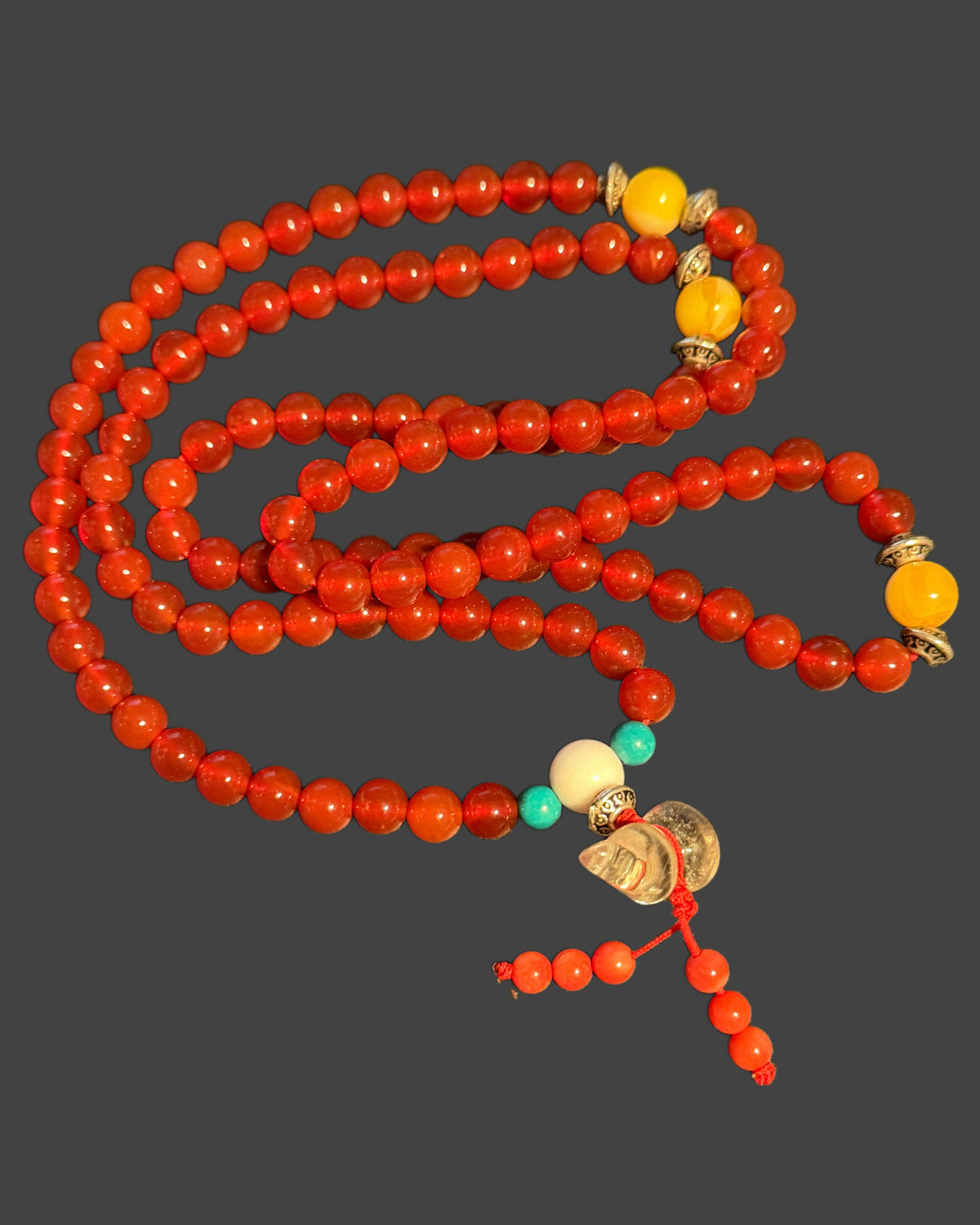 Red Prayer & Meditation Beads