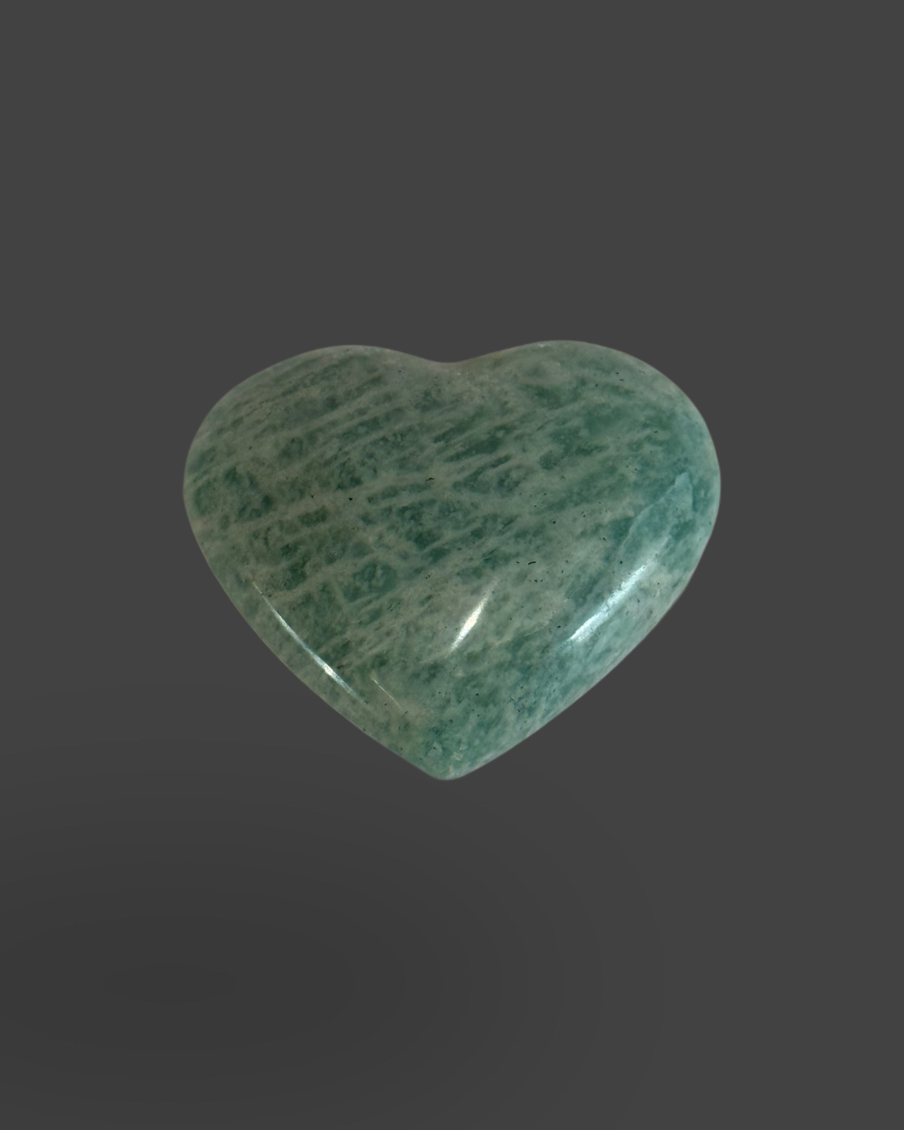 Amazonite Heart - 1 Inch