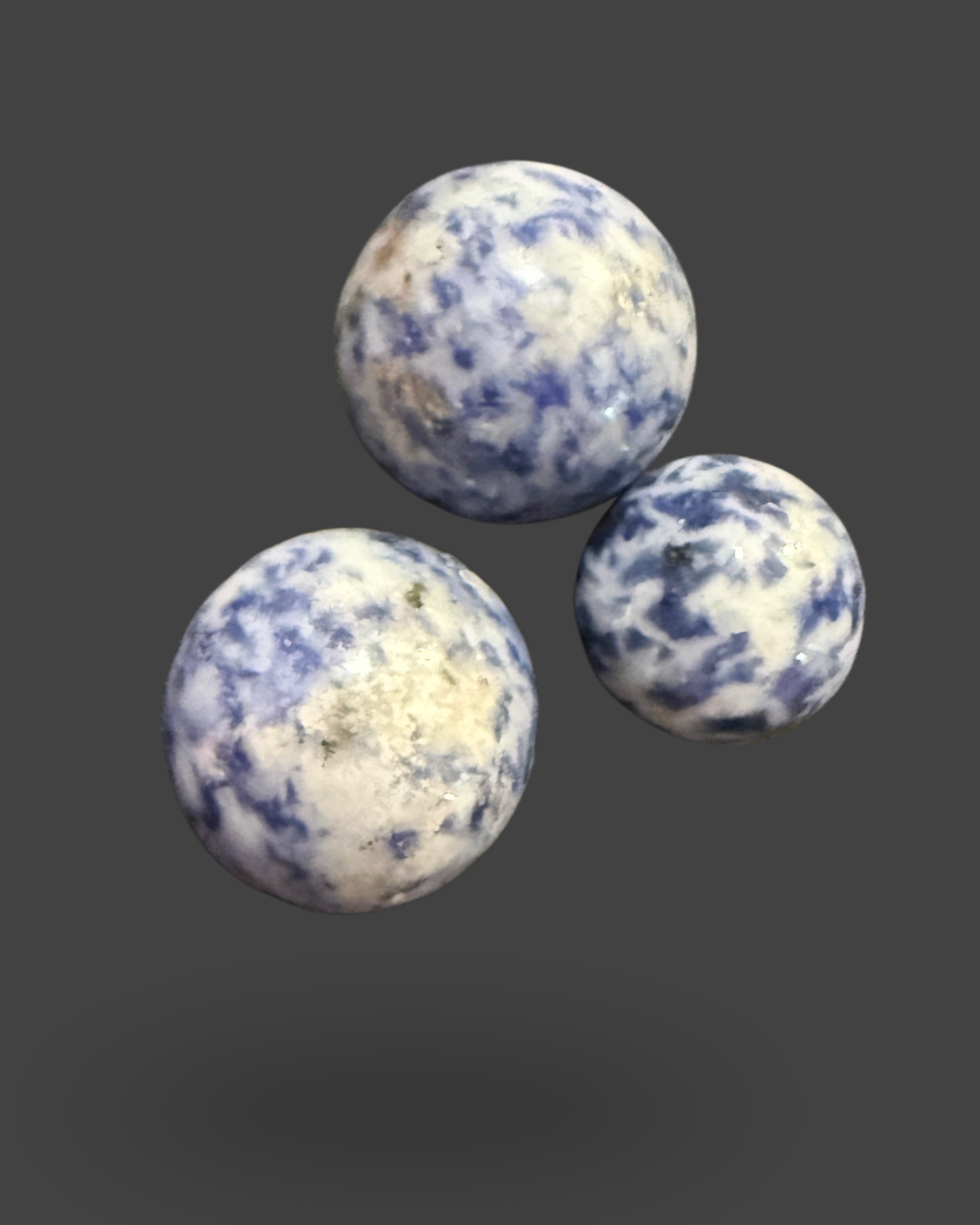 Sodalite Mini Sphere Set - 1.5oz.
