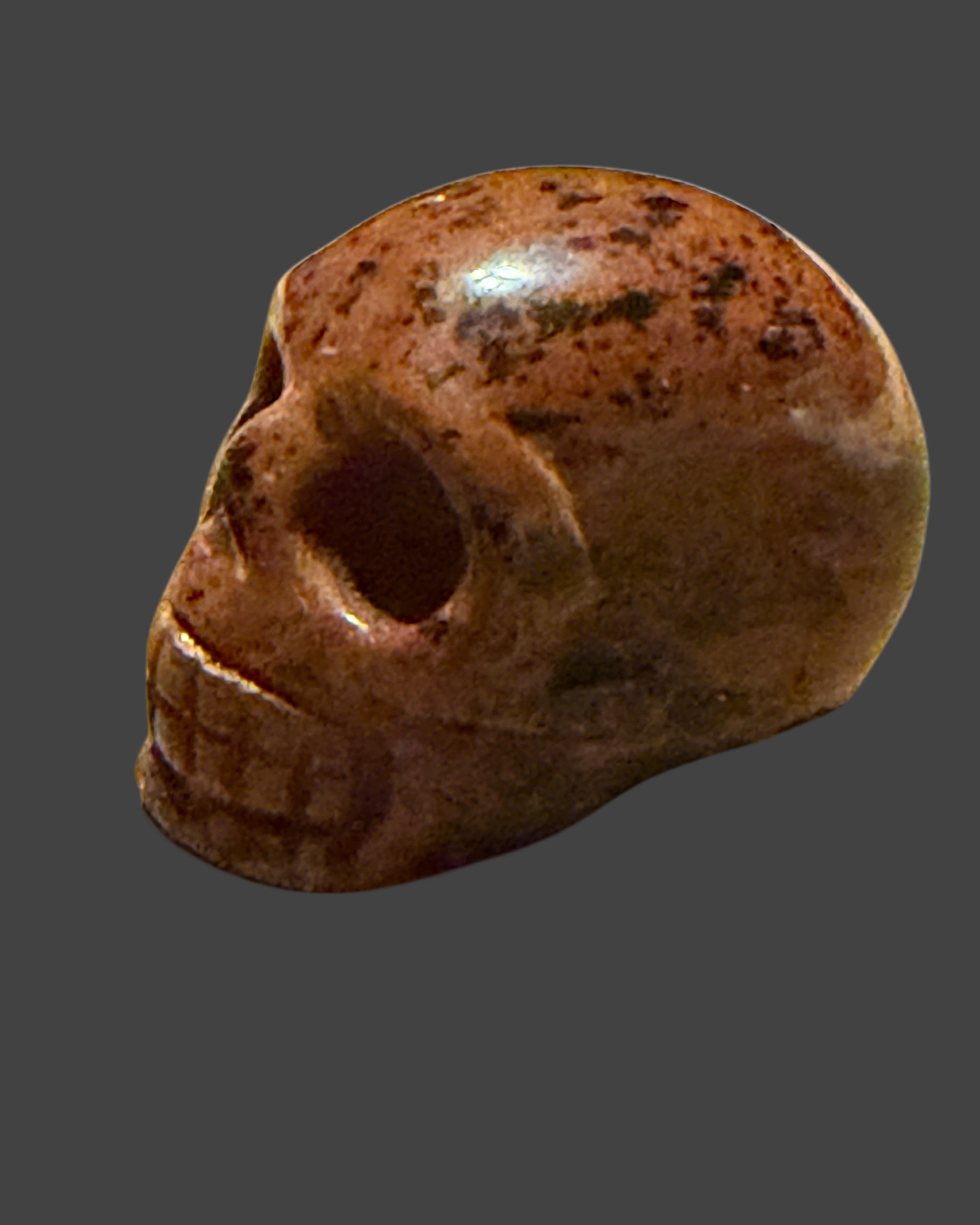 Mahogany Obsidian Skull