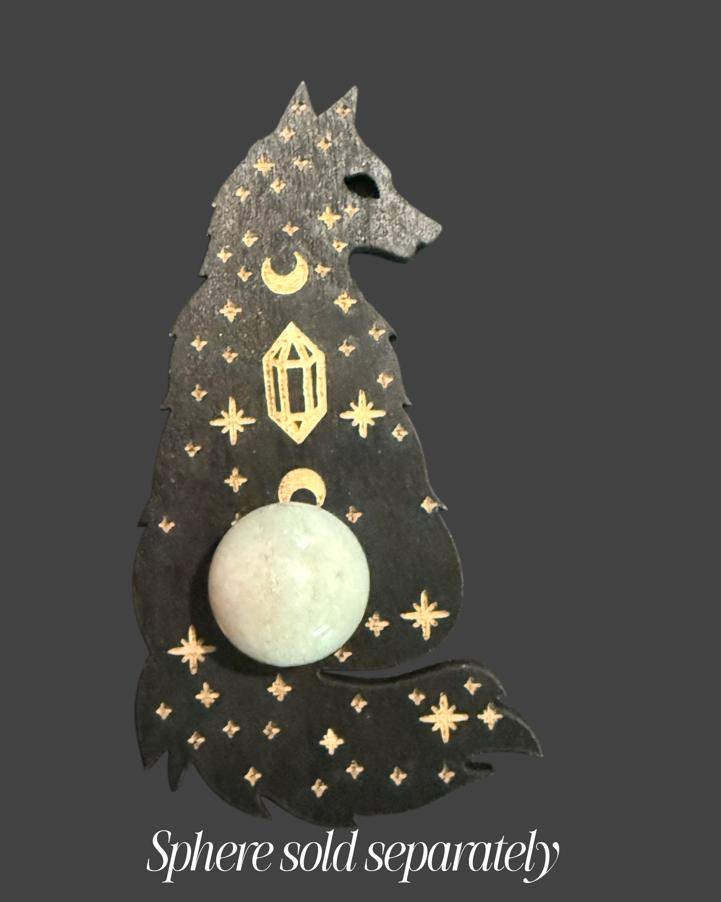 Wooden Familiar Sphere Holder