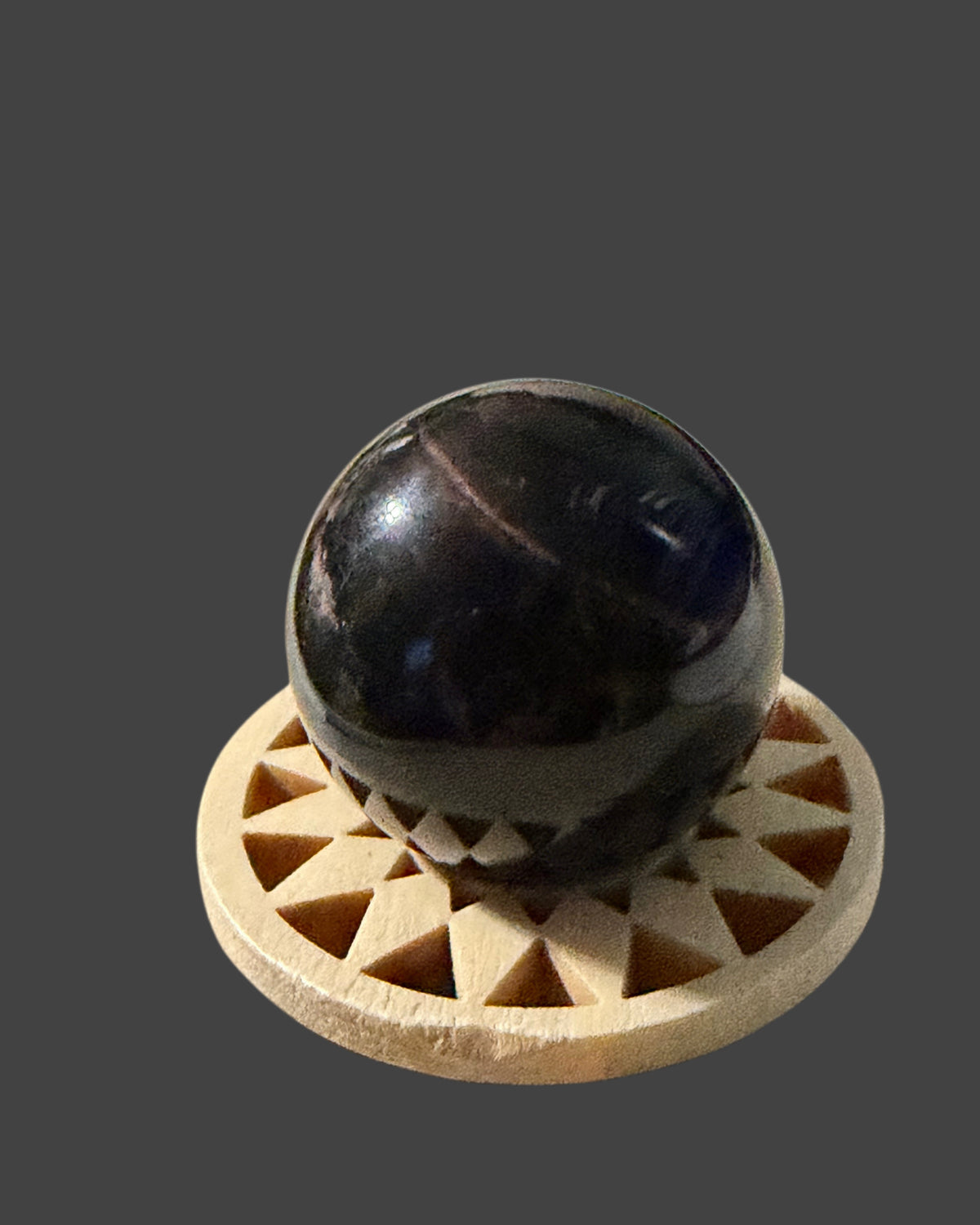Obsidian Sphere - 34 mm