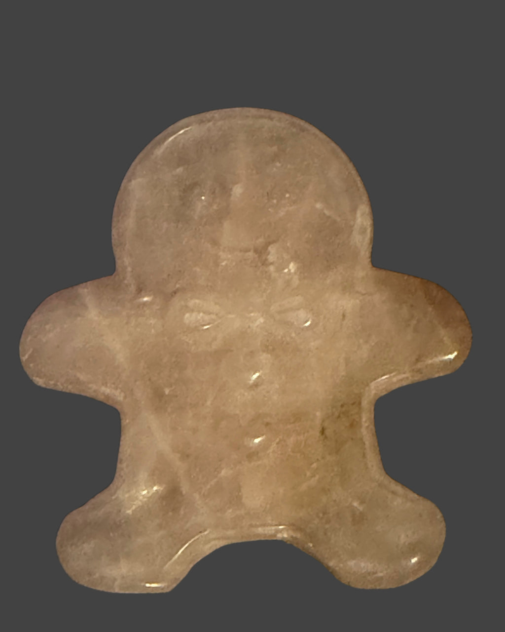 Rose Quartz Gingerbread Man