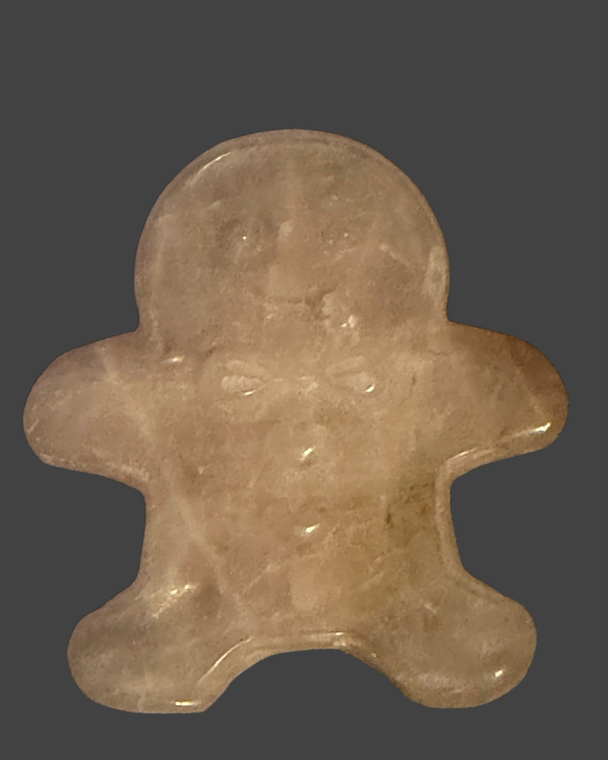 Rose Quartz Gingerbread Man