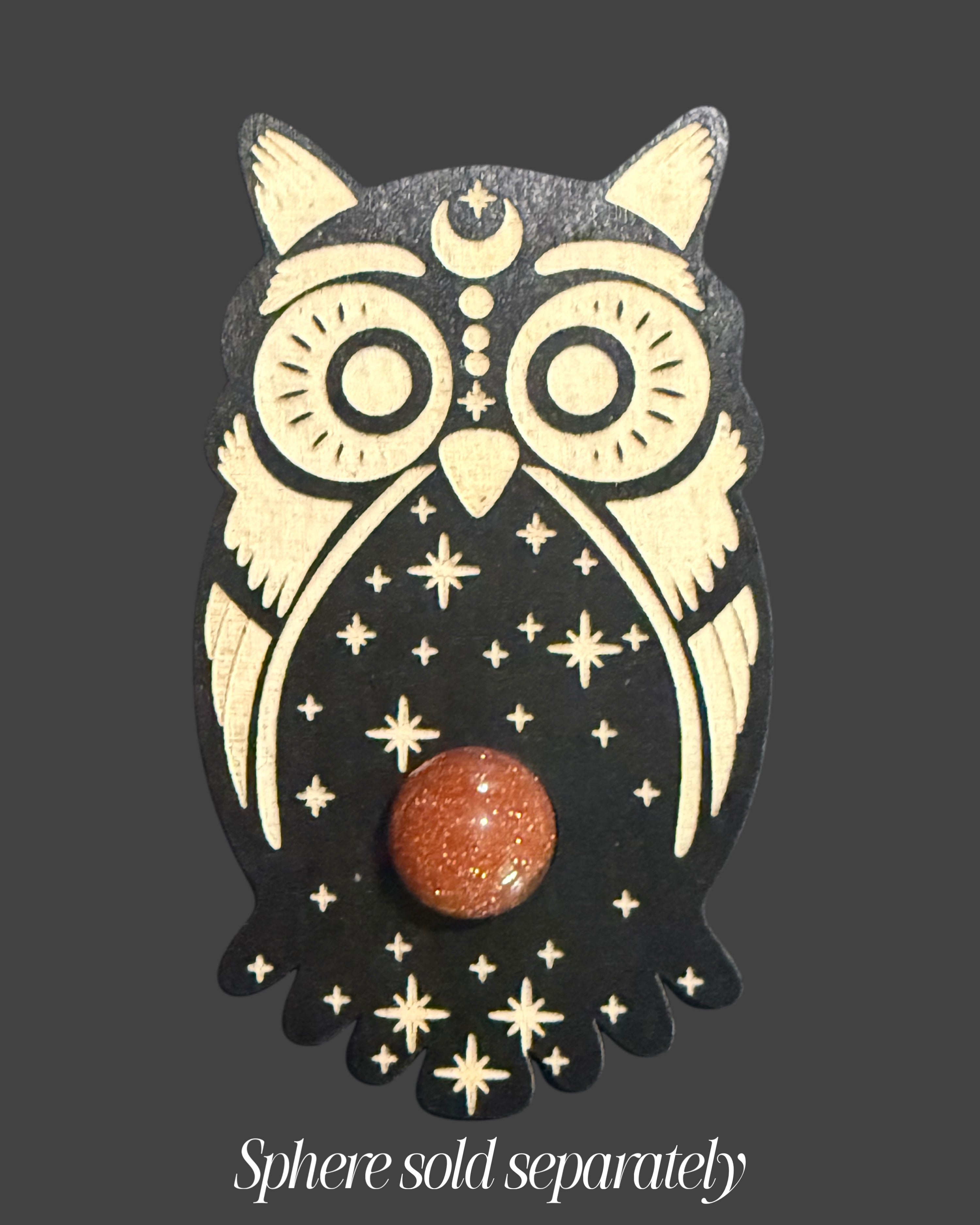 Wooden Familiar Sphere Holder
