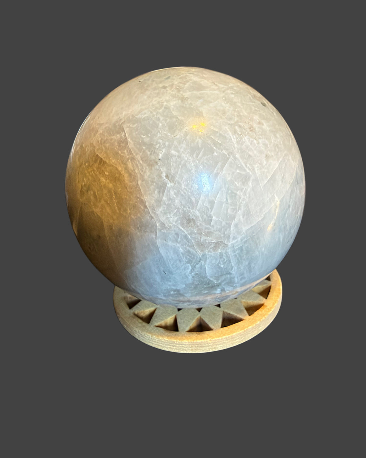 Rainbow Moonstone Sphere - 63 mm.