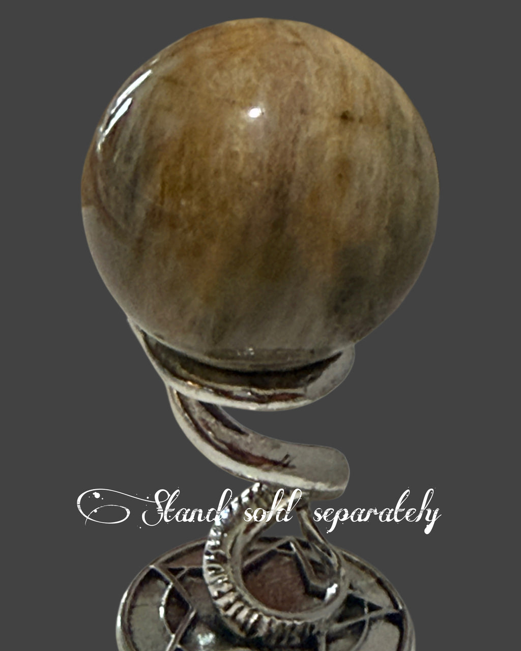 Black Moonstone Sphere - 40 mm