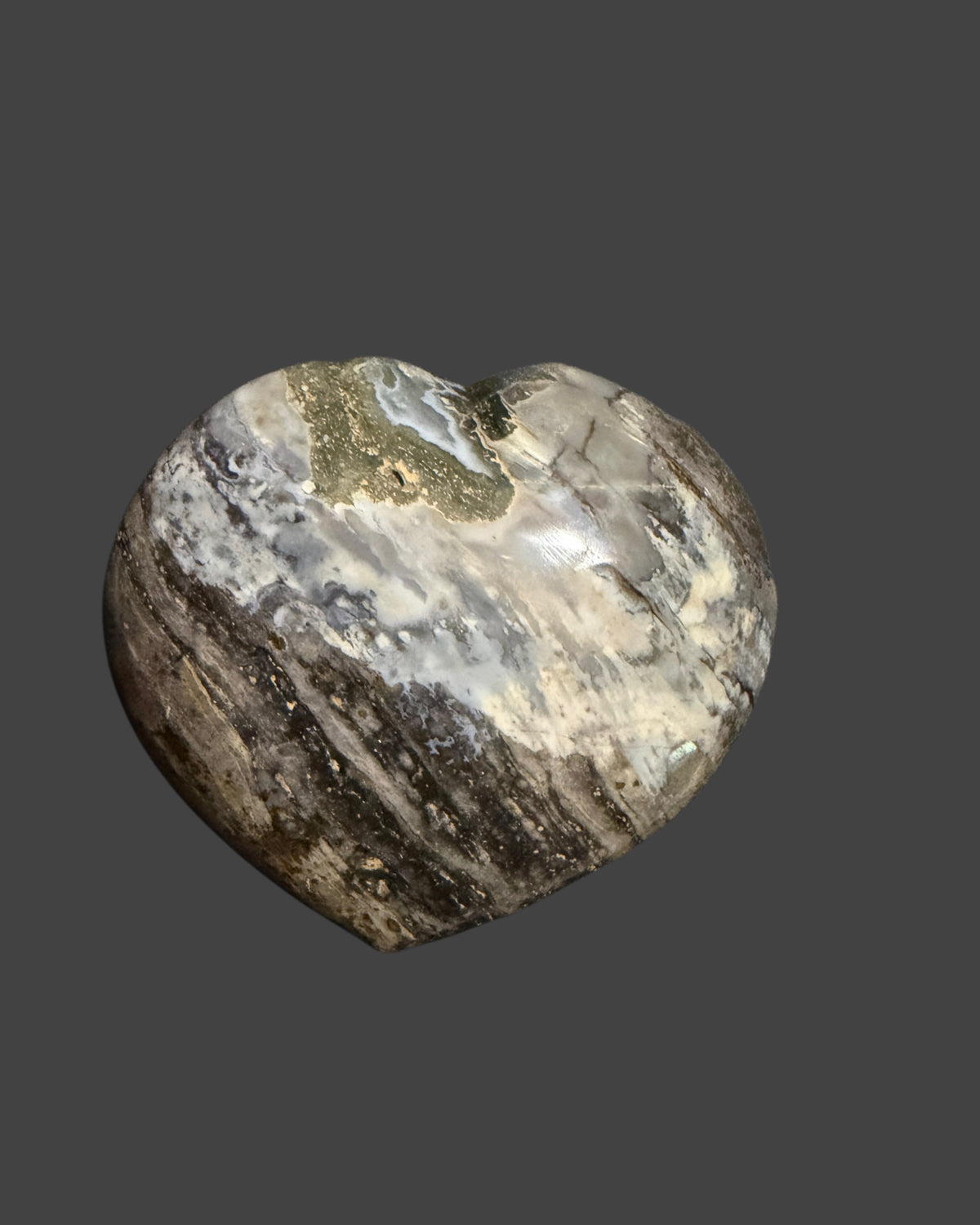 Ocean Jasper Heart