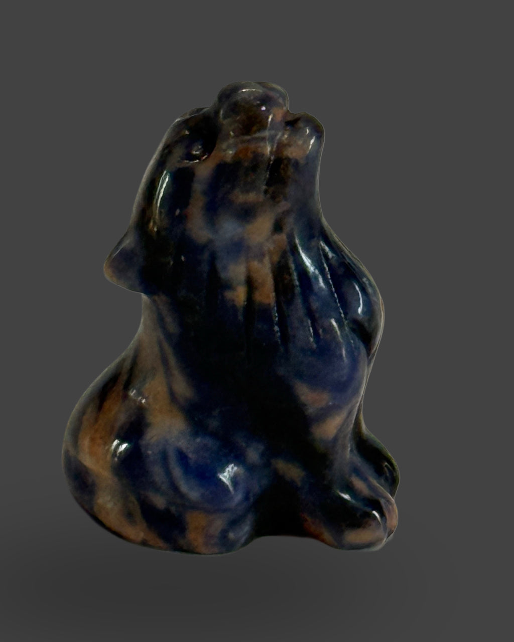 1" Natural Crystal Wolf
