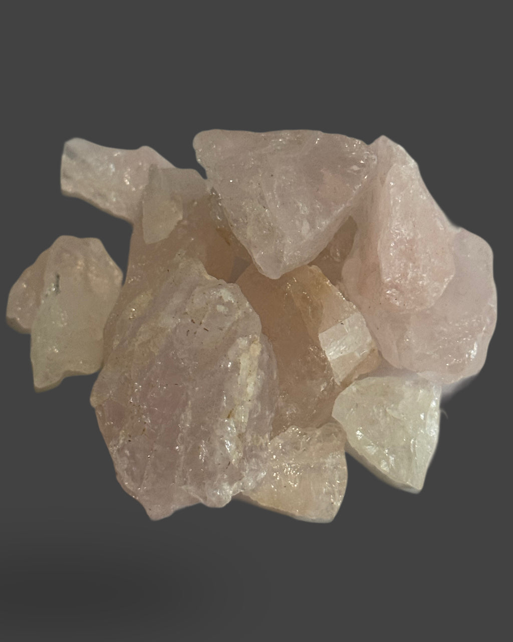 Raw Rose Quartz Chunk Set - 3oz