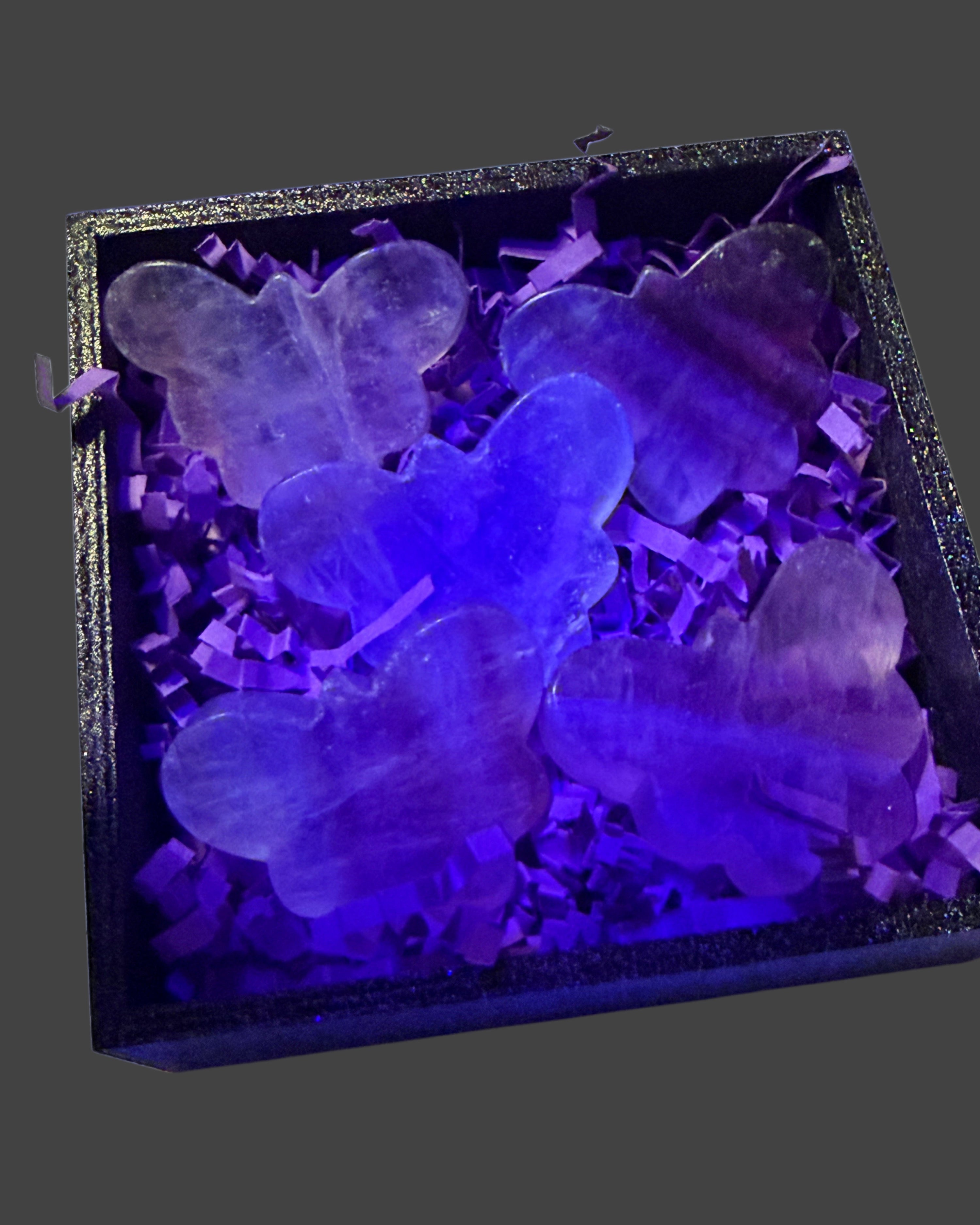 Carved Fluorite Butterfly Familiar