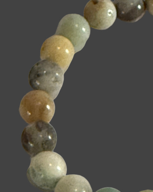 Caribbean Calcite 8mm Beaded Strech Bracelet