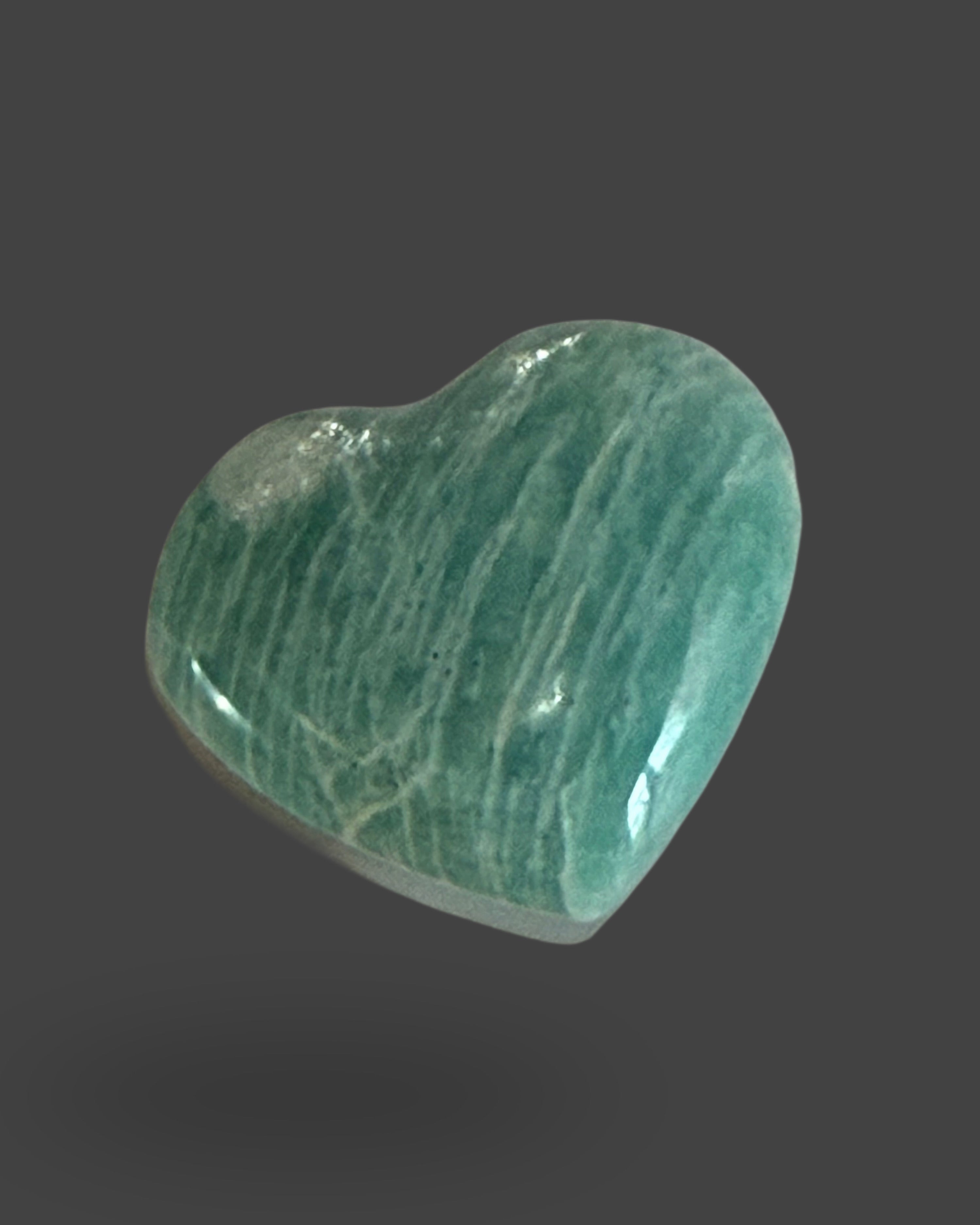 Amazonite Heart - 1 Inch