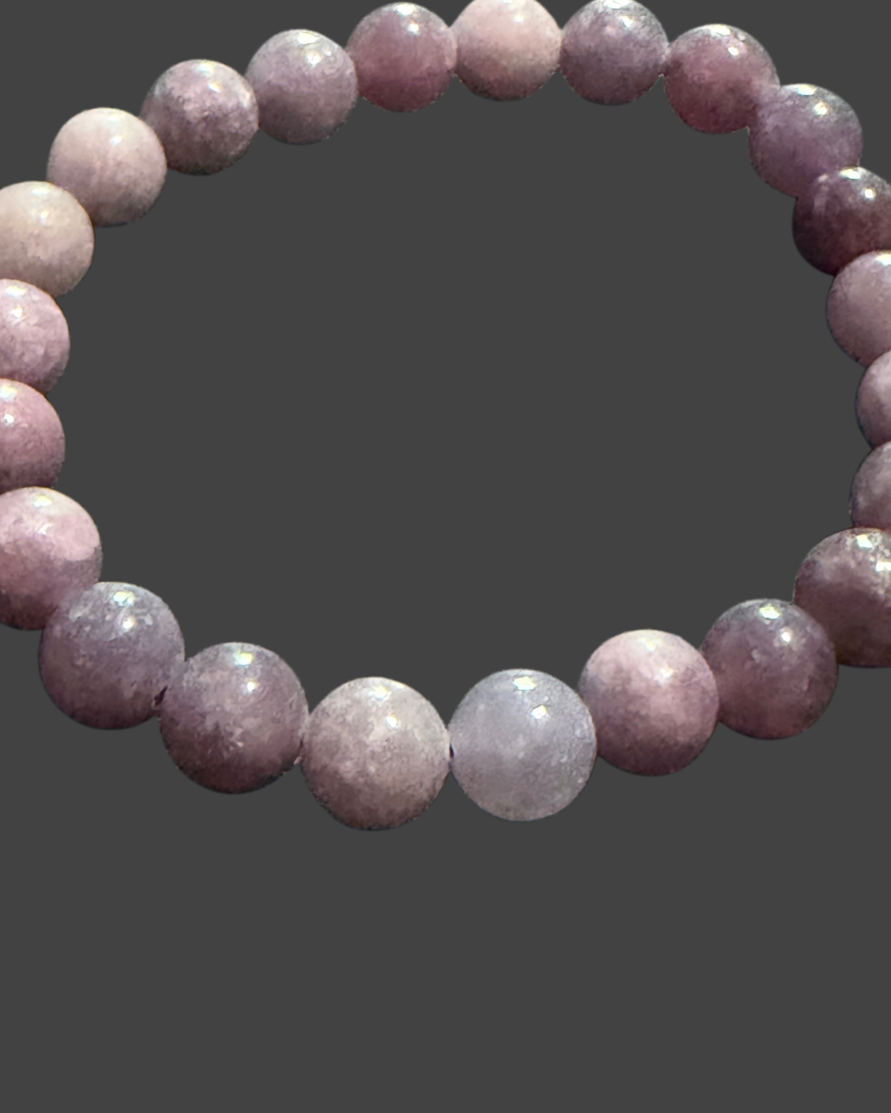 Lepidolite - 8 mm Stretch Bracelet