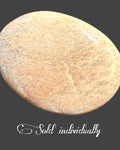 Peach Moonstone Palm Stone - 2.5 Inches