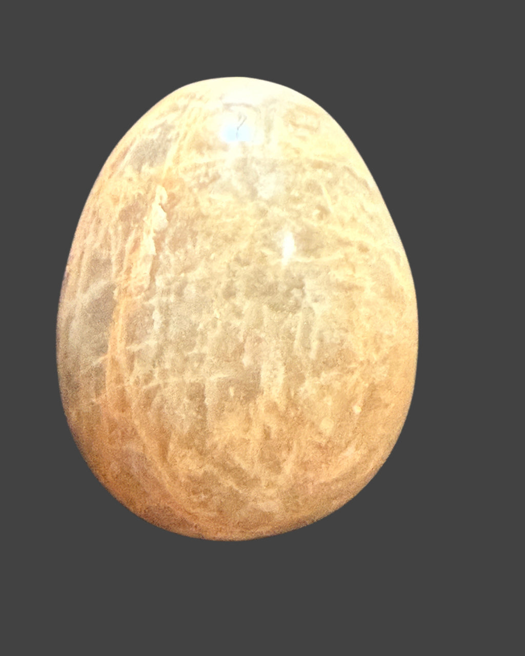Peach Moonstone Egg - 2 oz