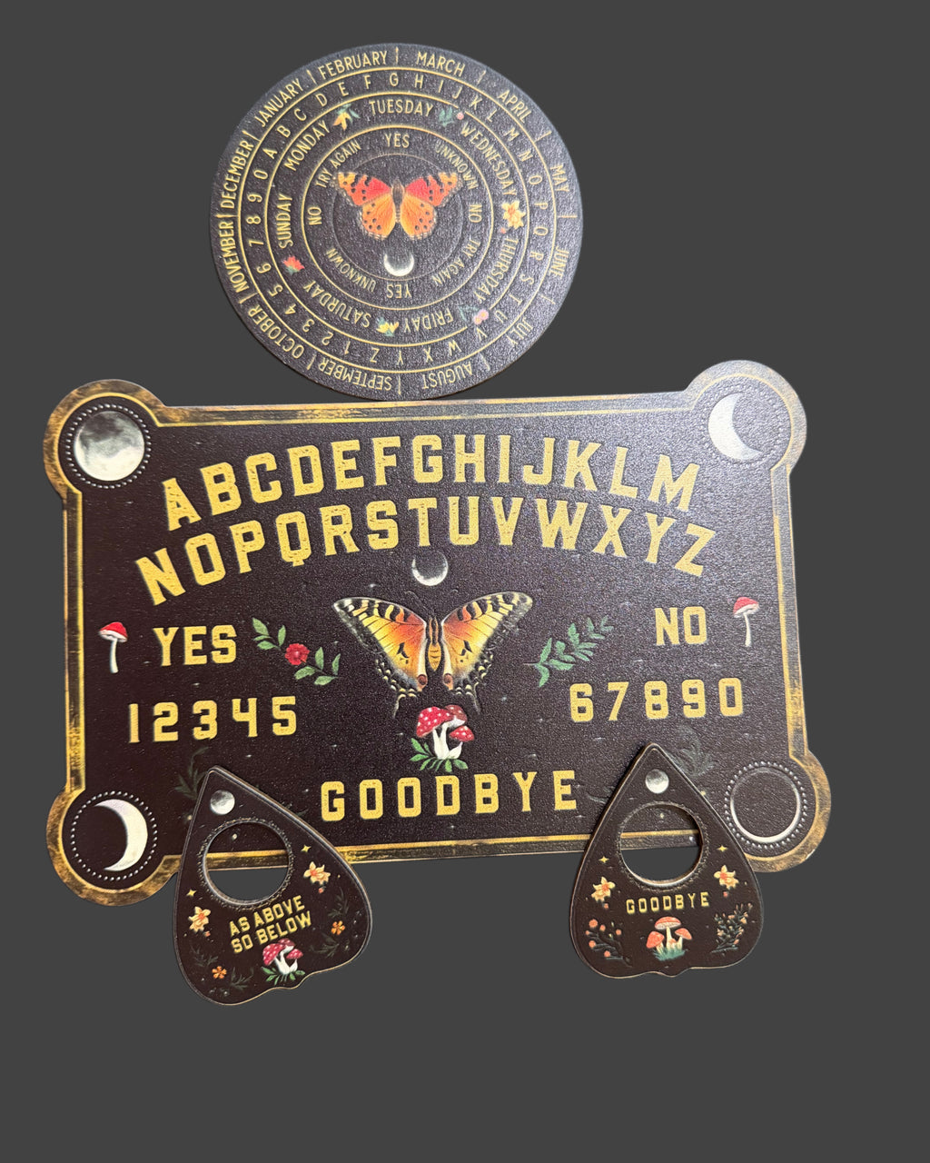 Small Spirit Board & Pendulum Board Set