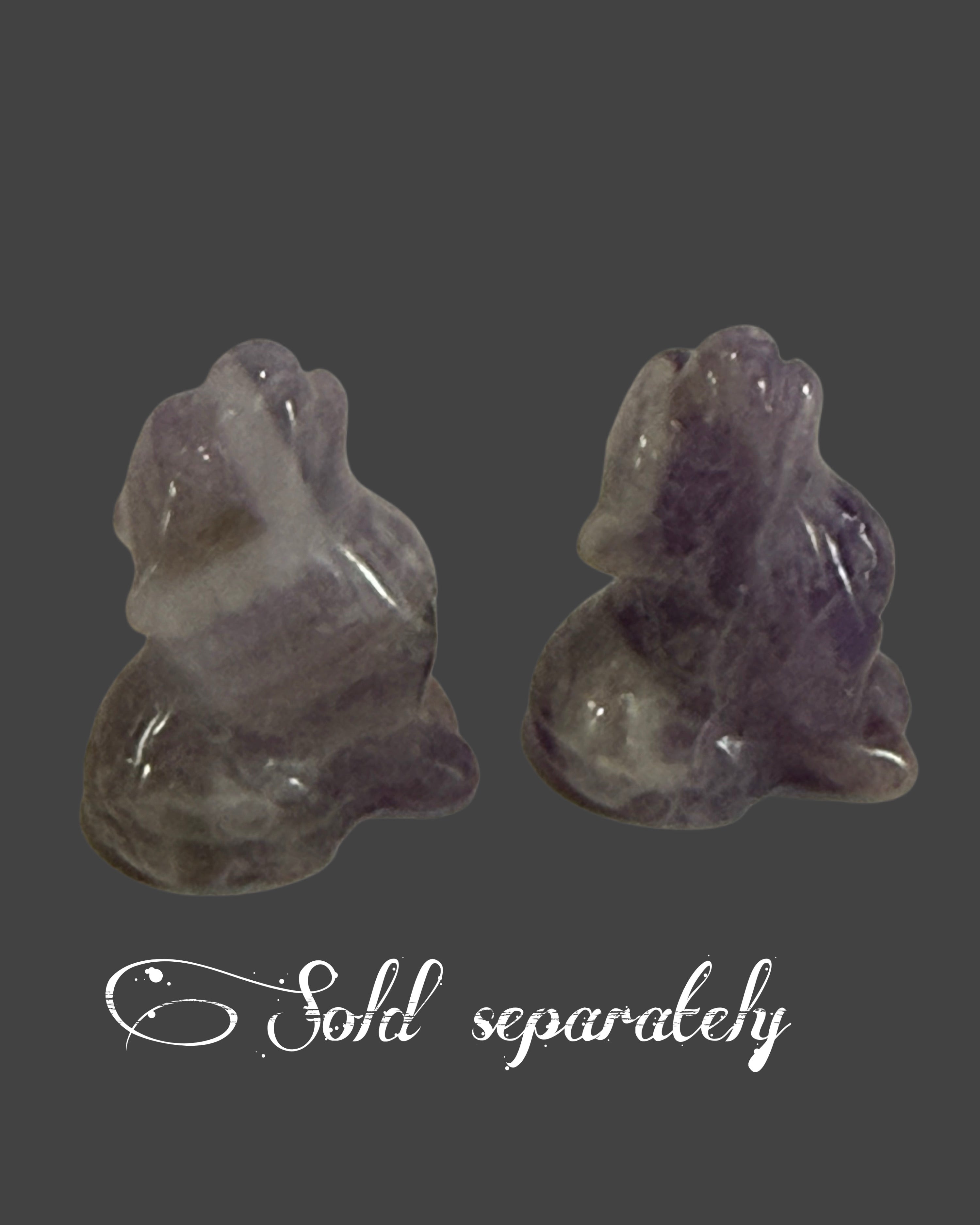 1" Natural Crystal Wolf