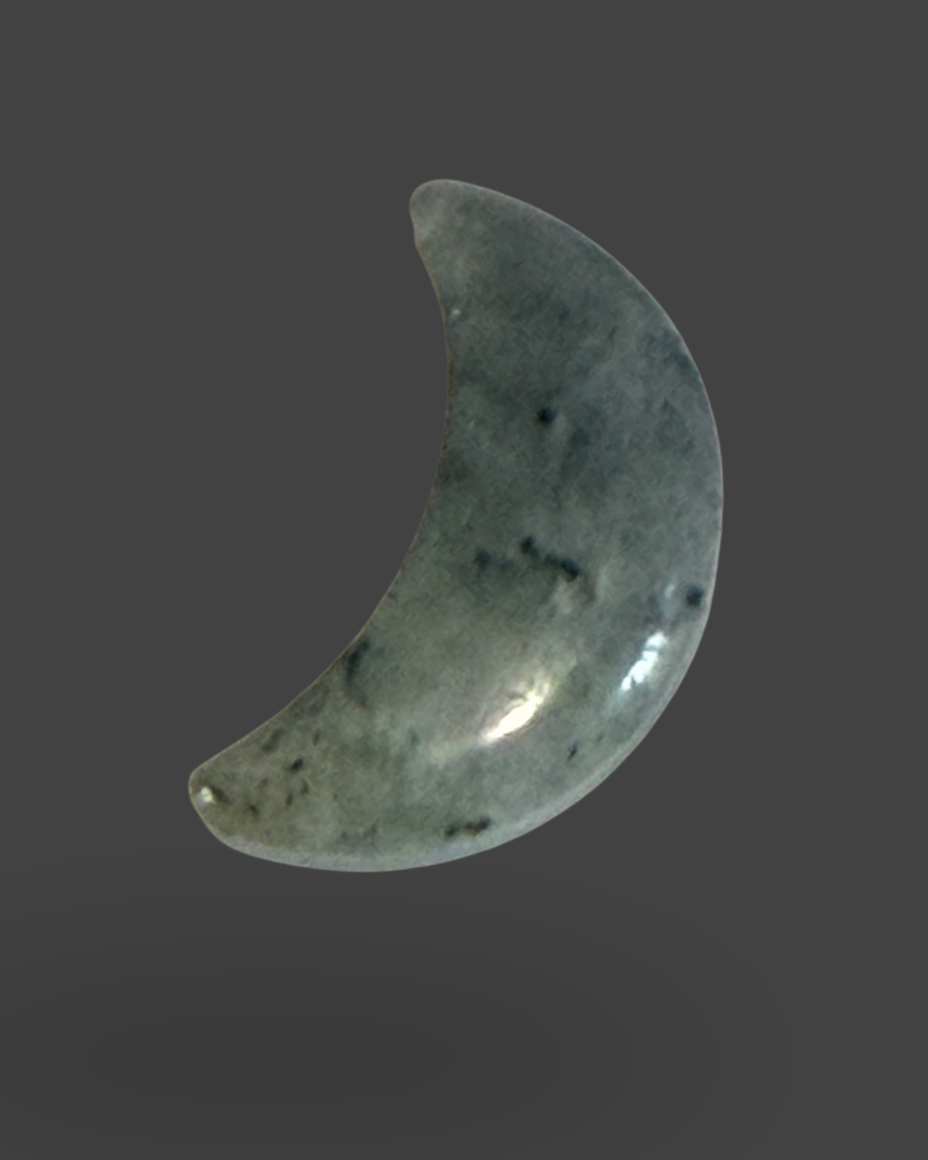 Labradorite Crescent Moon - 1" Mini Carving