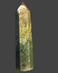 Moss Agate Tower with Druzy