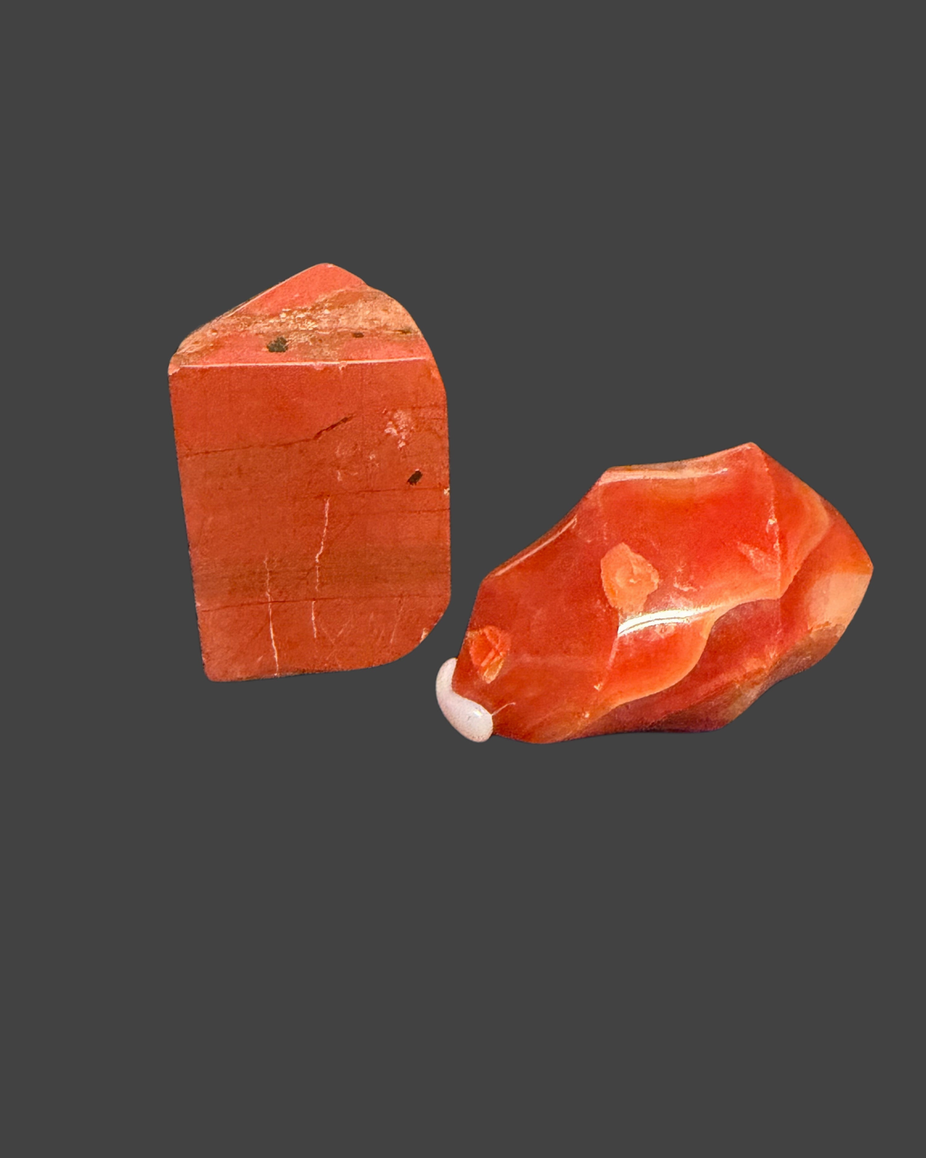 Confidence Crystal Bundle | Carnelian & Red Jasper