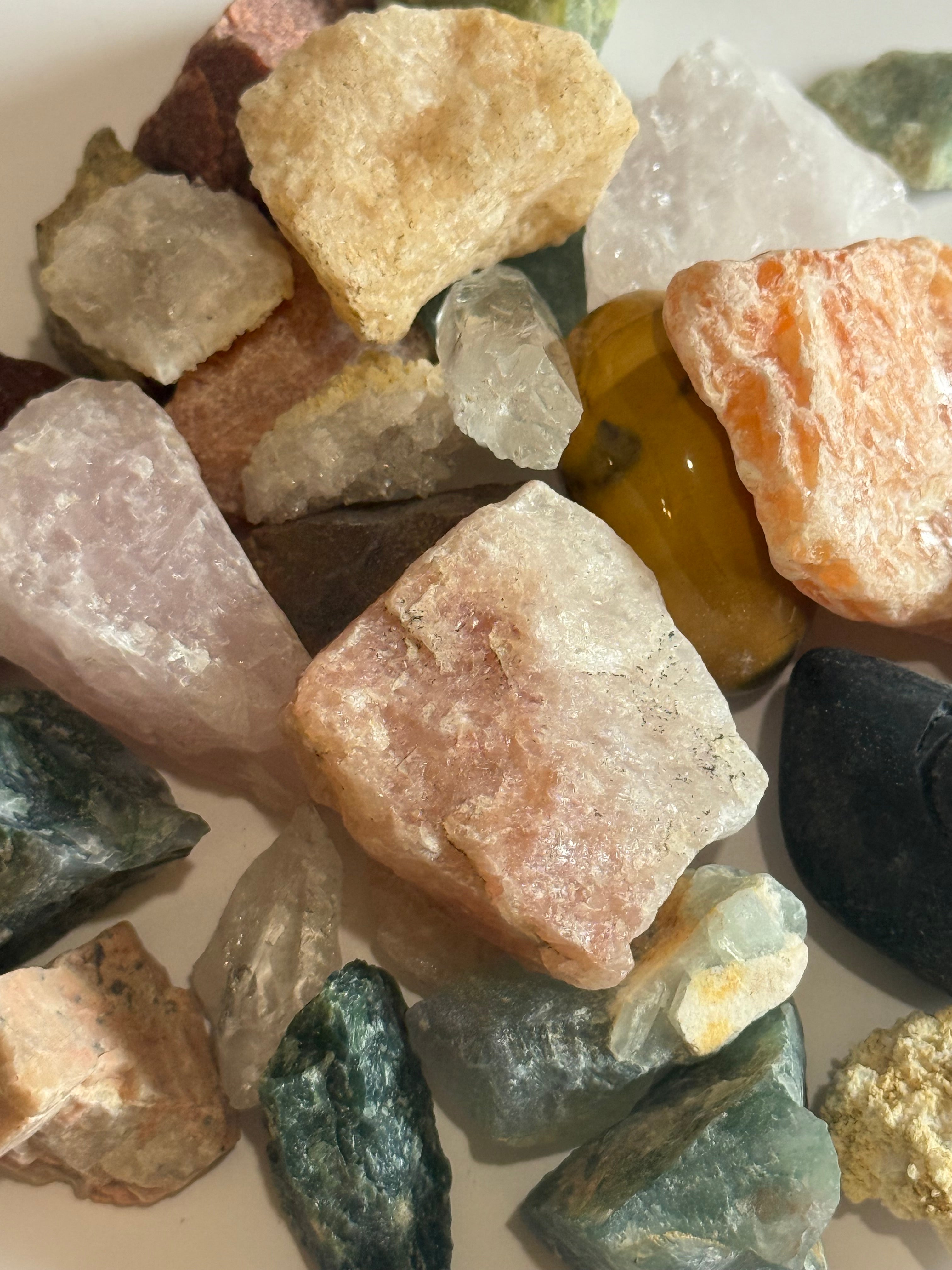 Veiled Stone & Seal Bundle - Mystery Crystal & Sticker Set