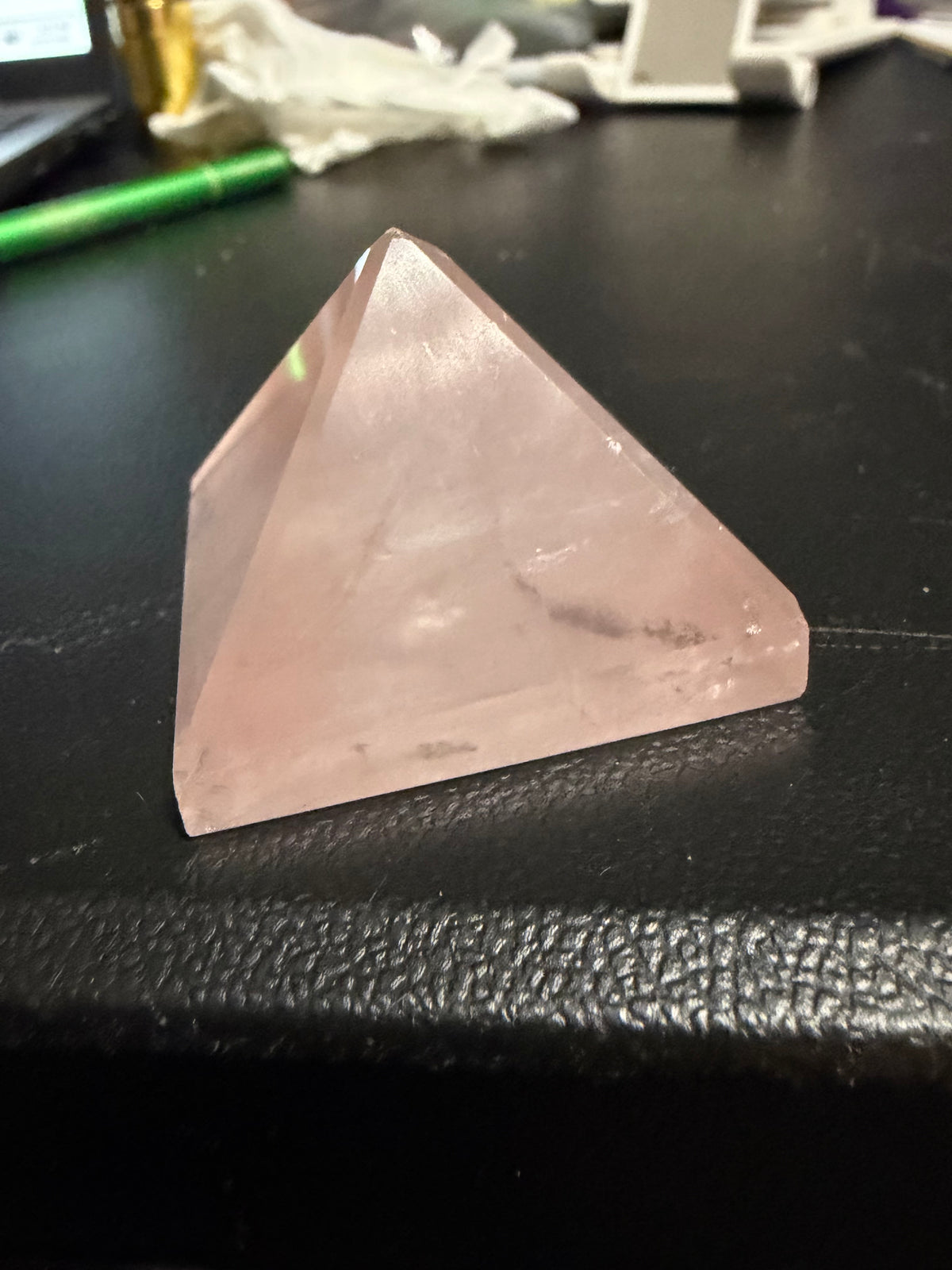 Rose Quartz Pyramid