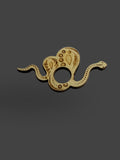 wooden snake sphere stand
